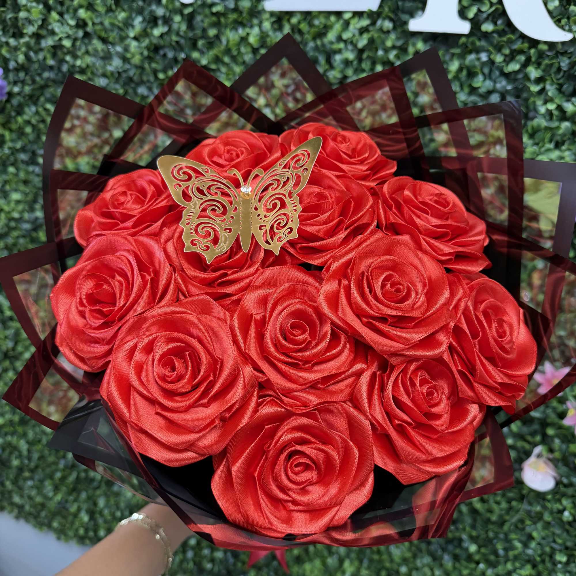 LET THAT LOVE LAST FOREVER THESE ROSES WILL NEVER DIE