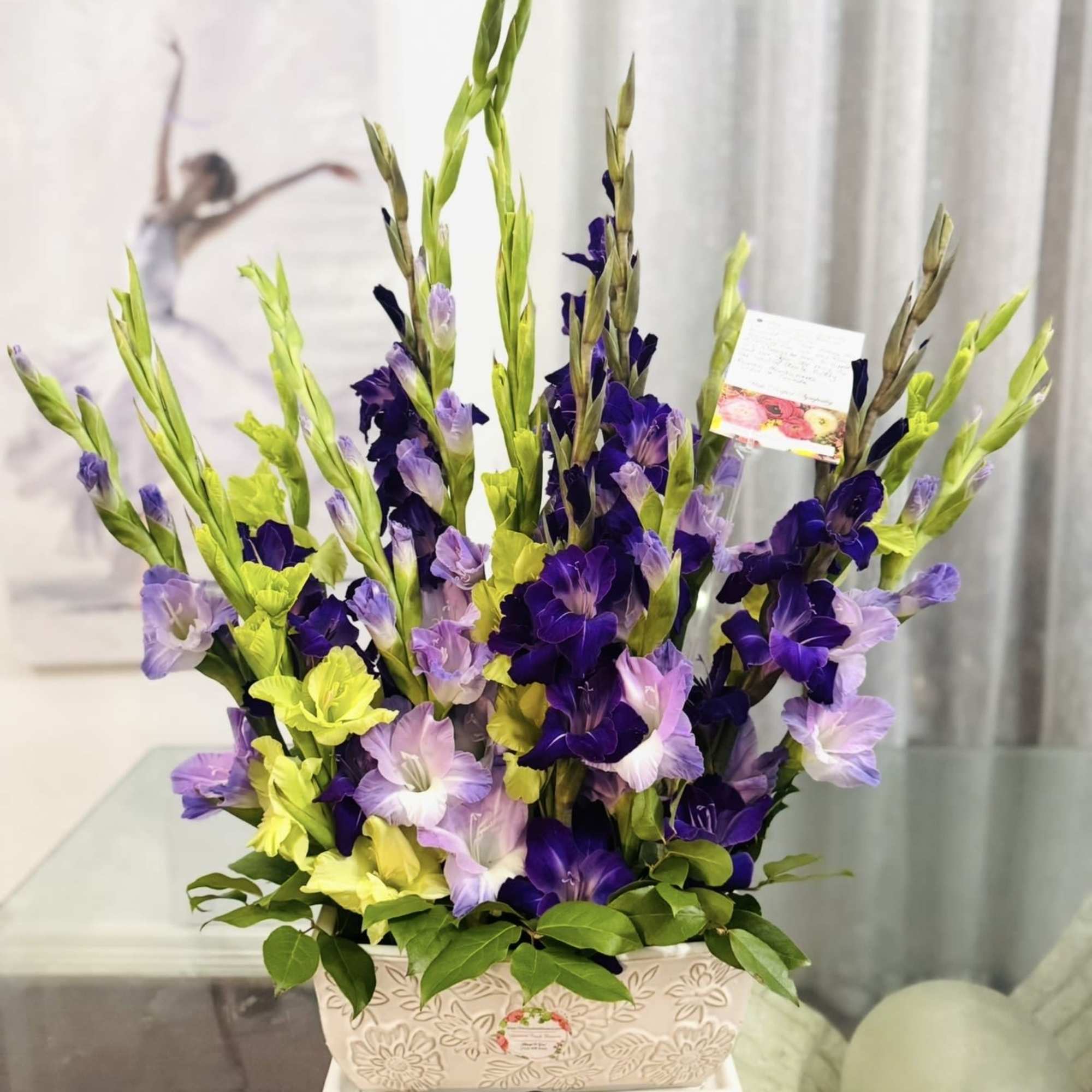 Please Note: We may use a different vase. 
A vase filled with, photo 2 of 3