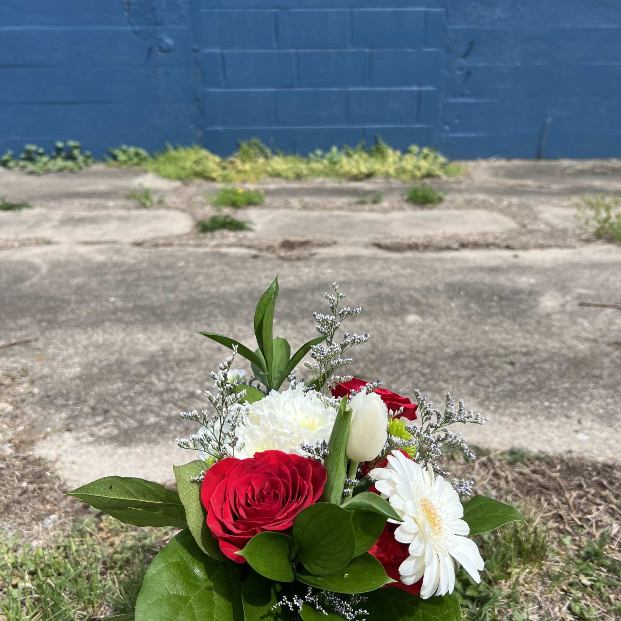 An elegant hand-tied bouquet that will compliment any prom outfit. Filled with, photo 2 of 2