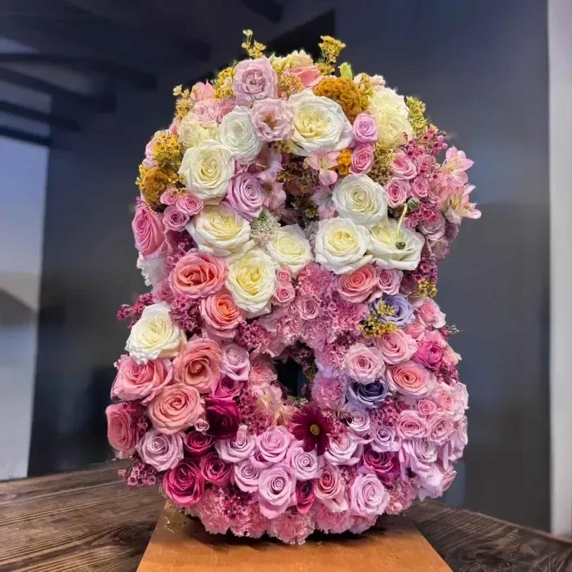 Make any celebration unforgettable with our custom floral letters and numbers. Each