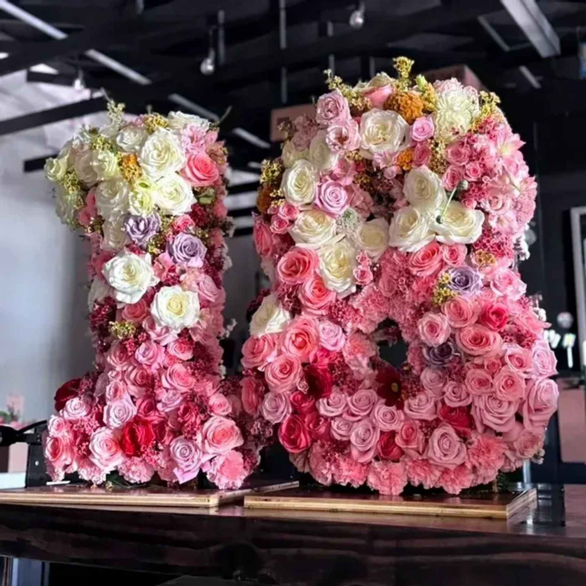 Make any celebration unforgettable with our custom floral letters and numbers. Each, photo 2 of 2