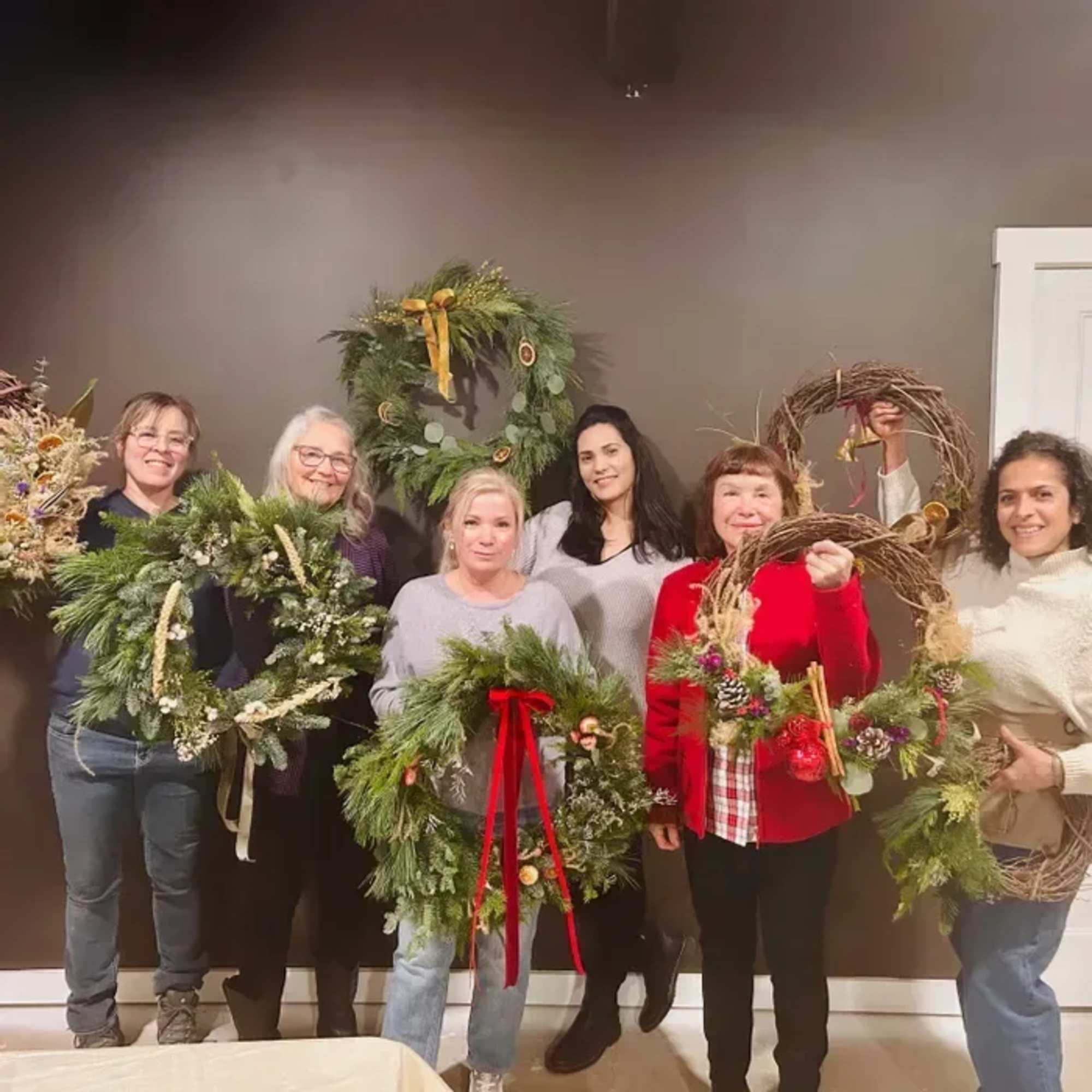 Kick off the holiday season with a cozy afternoon of flowers, friendship