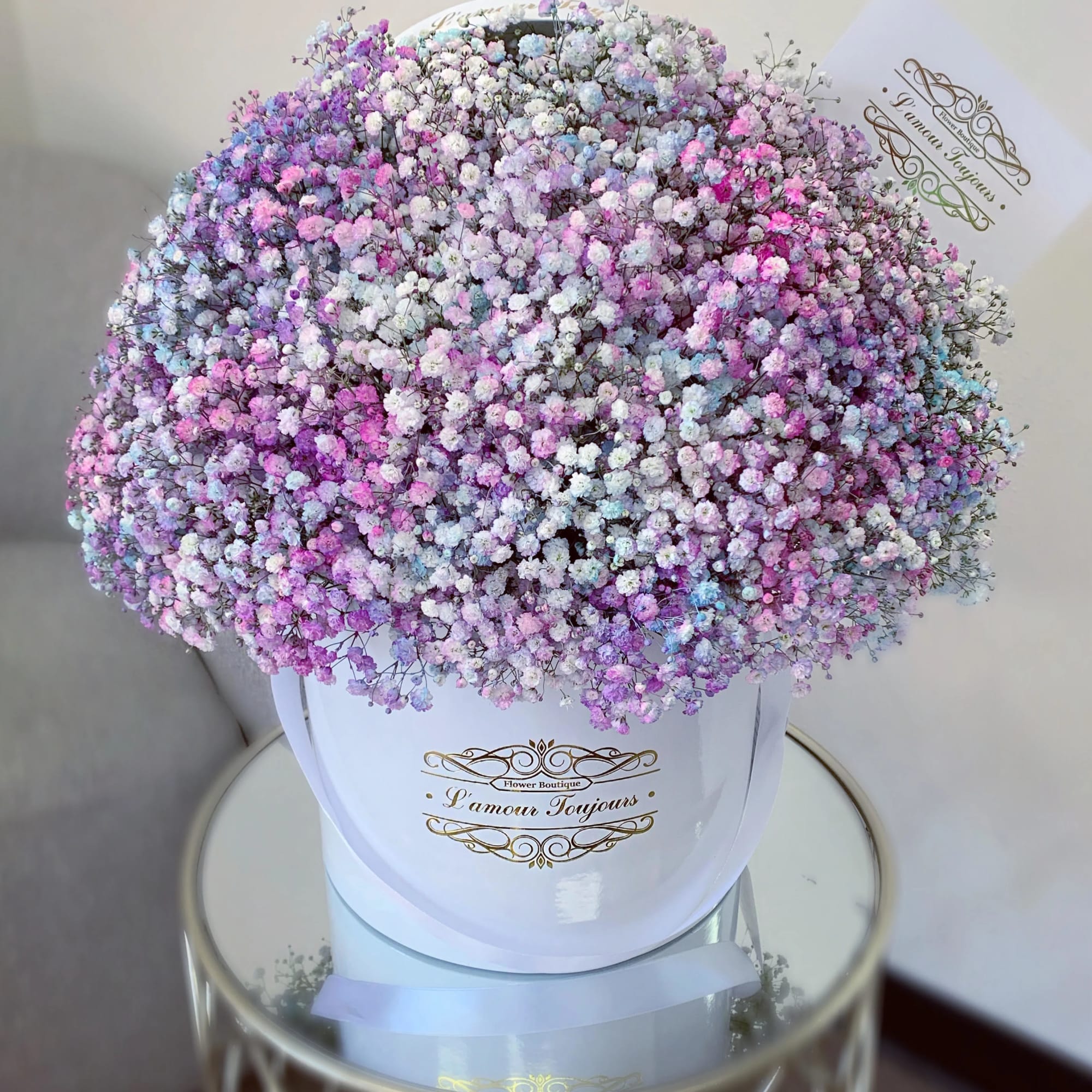 L'amour Toujours Flower Boutique offers elegant, fresh flower