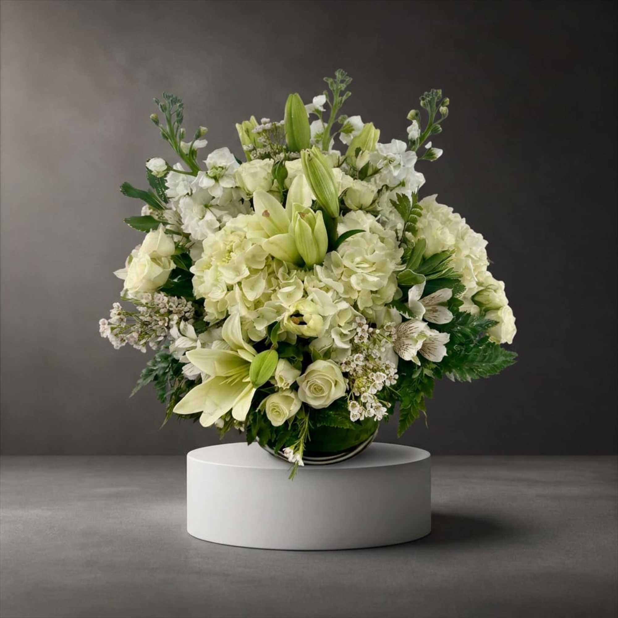 Step into the serene glow of the night with our "Moonlight" floral, photo 3 of 3