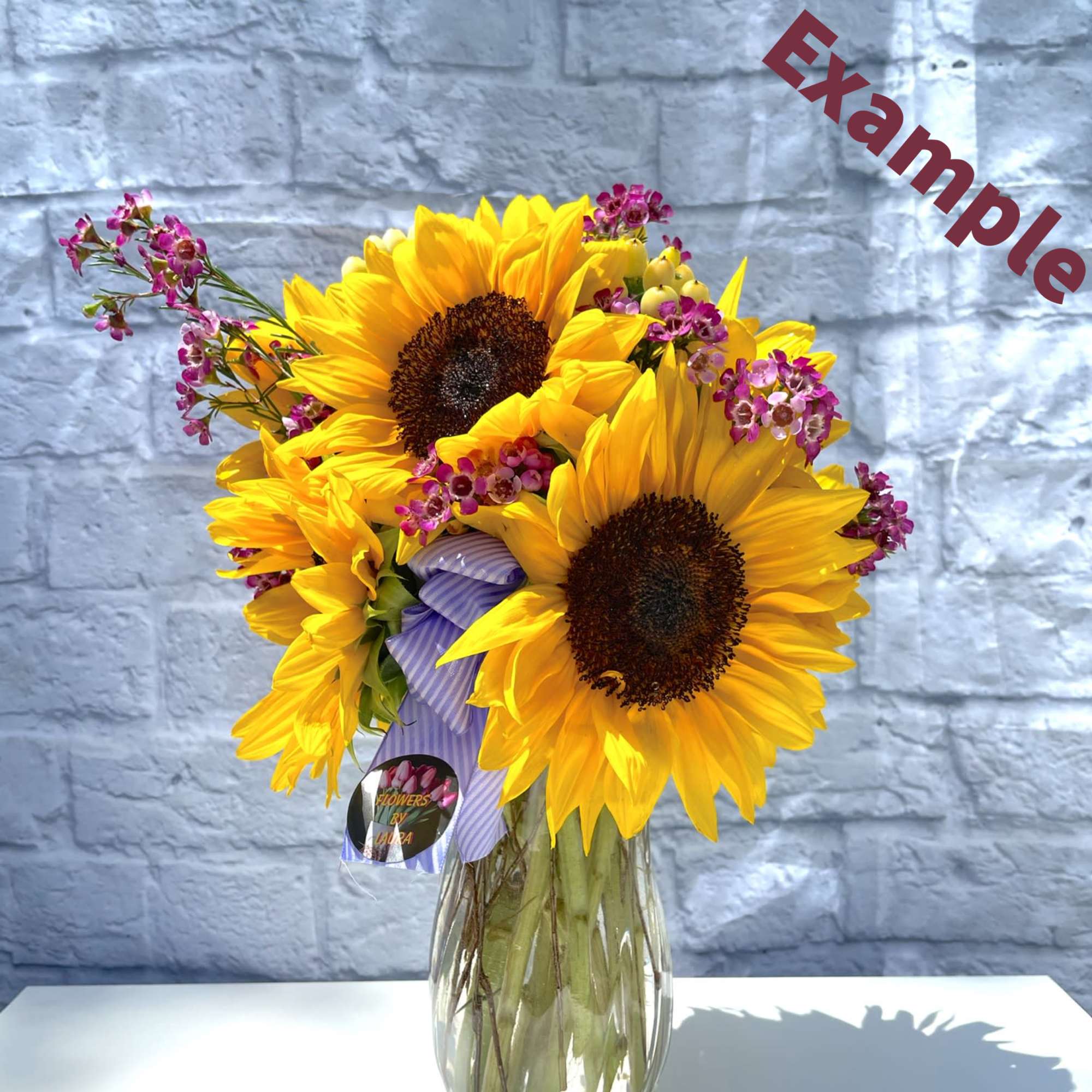 For the Sunflower lover in your life.
This gorgeous bouquet with fulfill all
