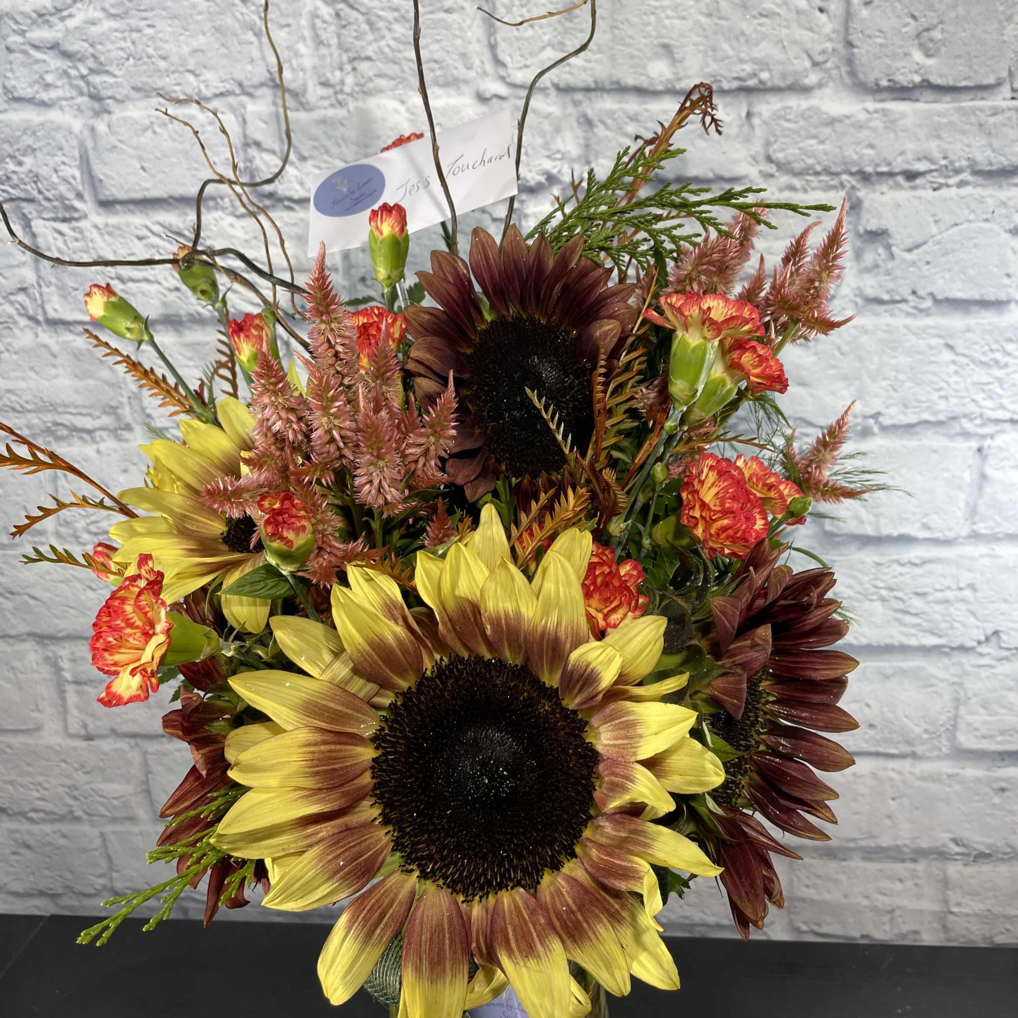 For the Sunflower lover in your life.
This gorgeous bouquet with fulfill all, photo 6 of 6