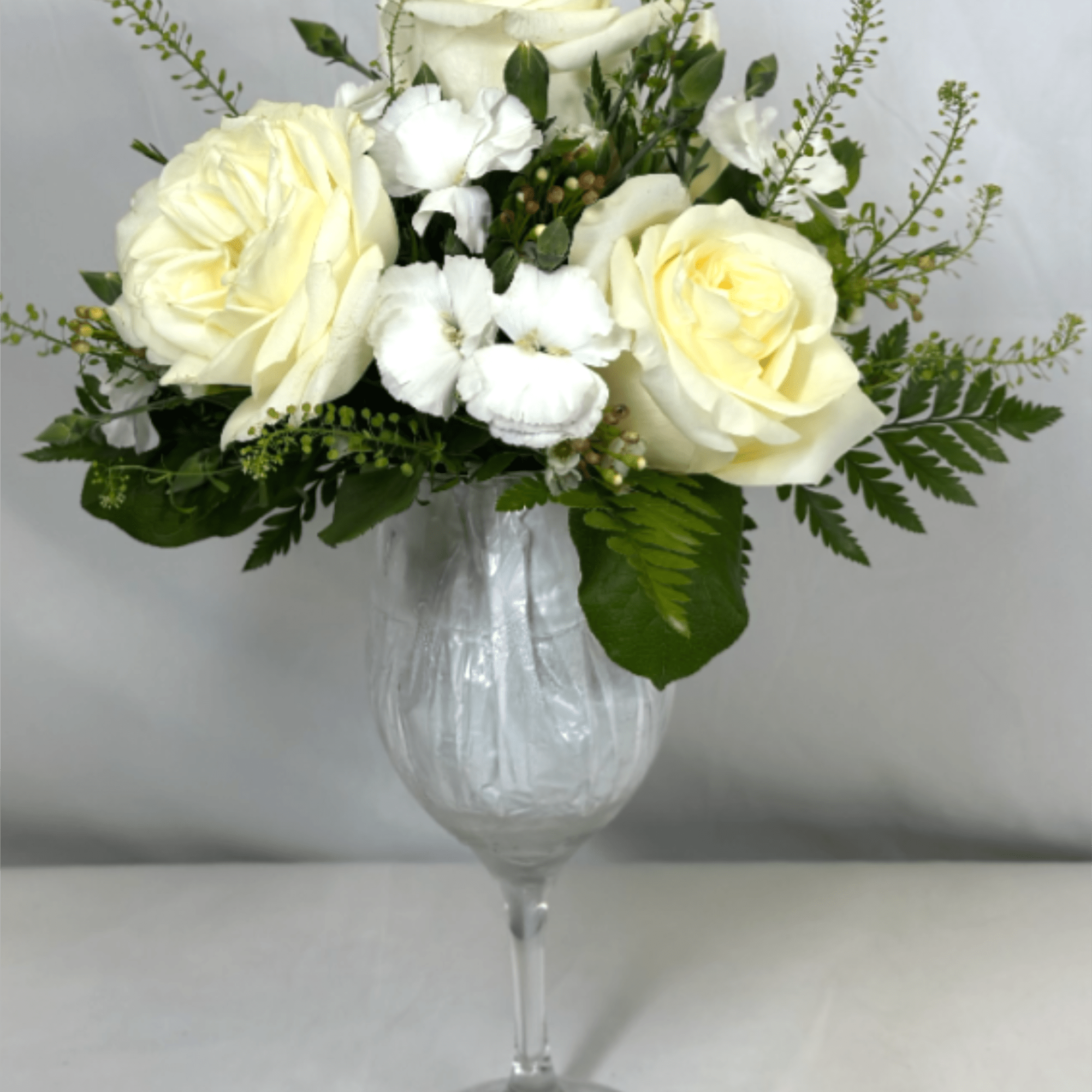 What better way to celebrate than with flowers and wine!? We will