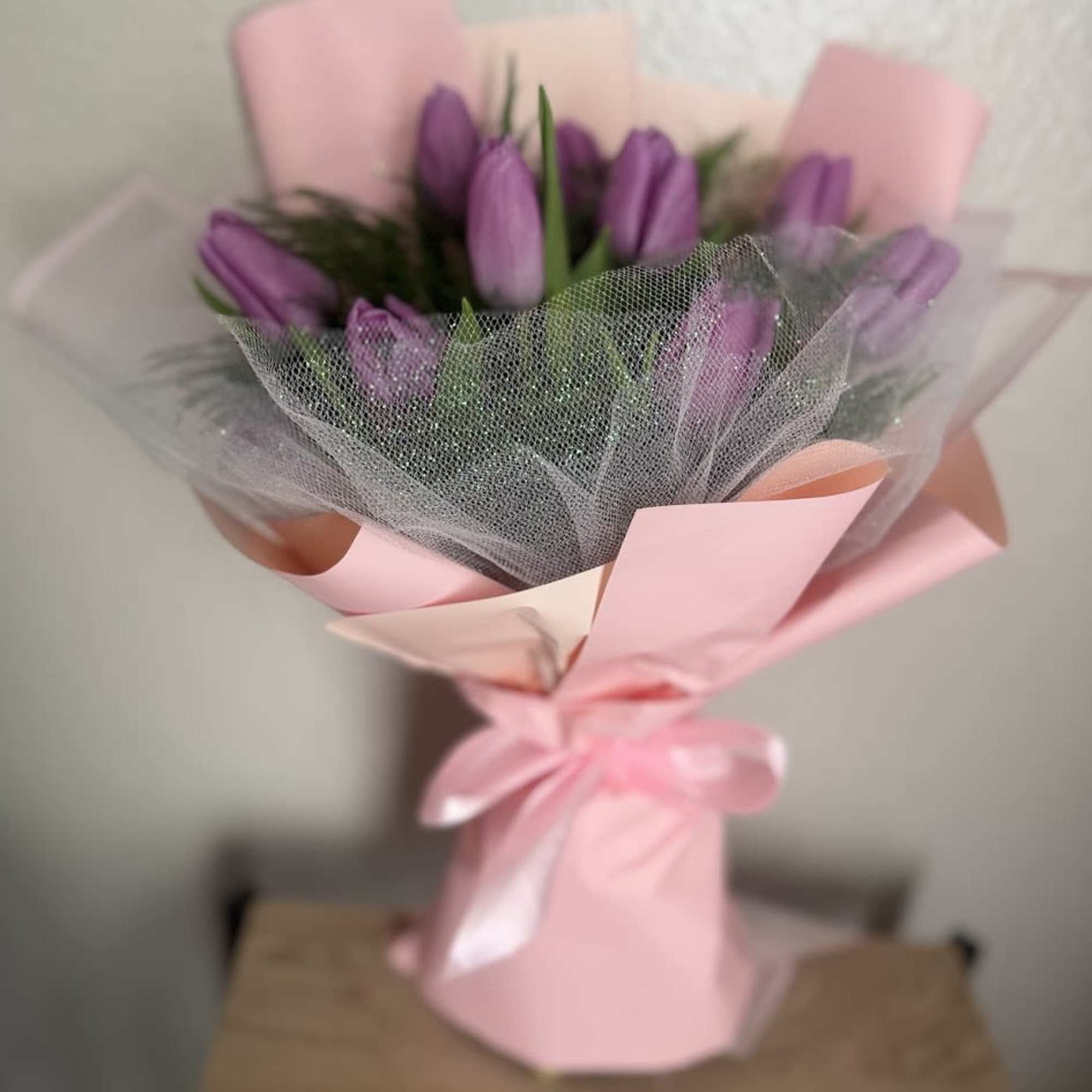 A fresh and sophisticated arrangement that highlights the natural beauty of lilac, photo 2 of 4