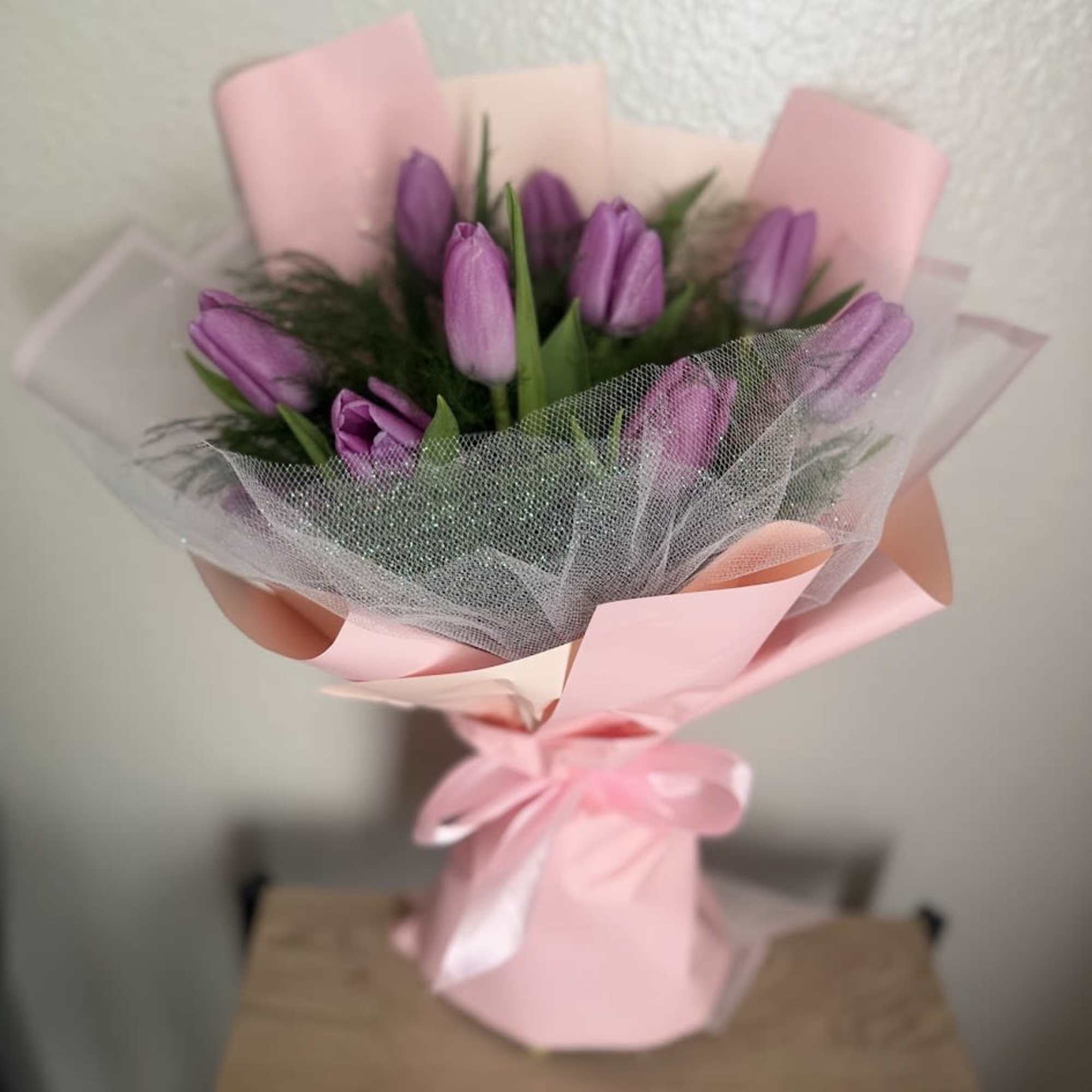 A fresh and sophisticated arrangement that highlights the natural beauty of lilac, photo 3 of 4