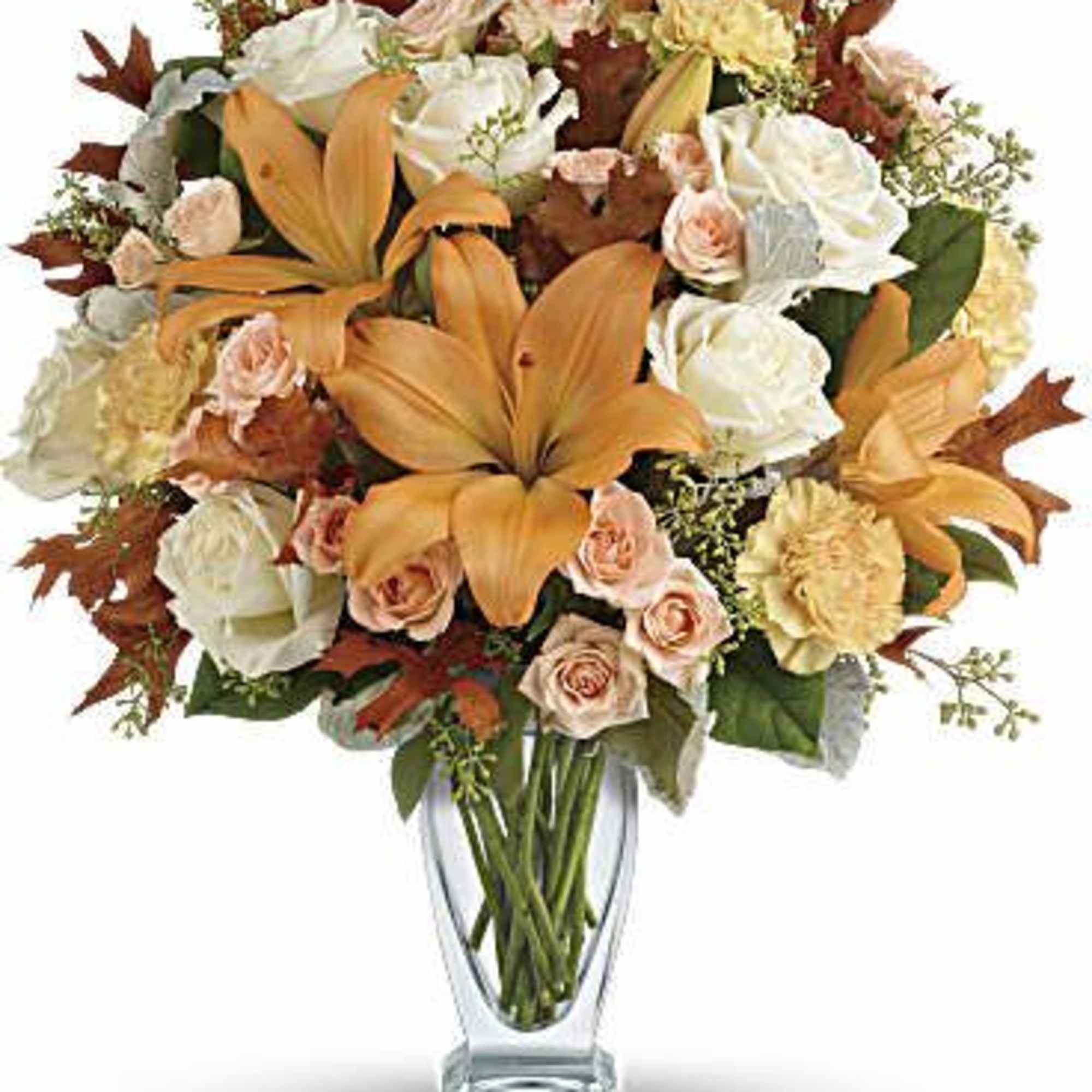  Capture the natural beauty of autumn with this stunning arrangement of