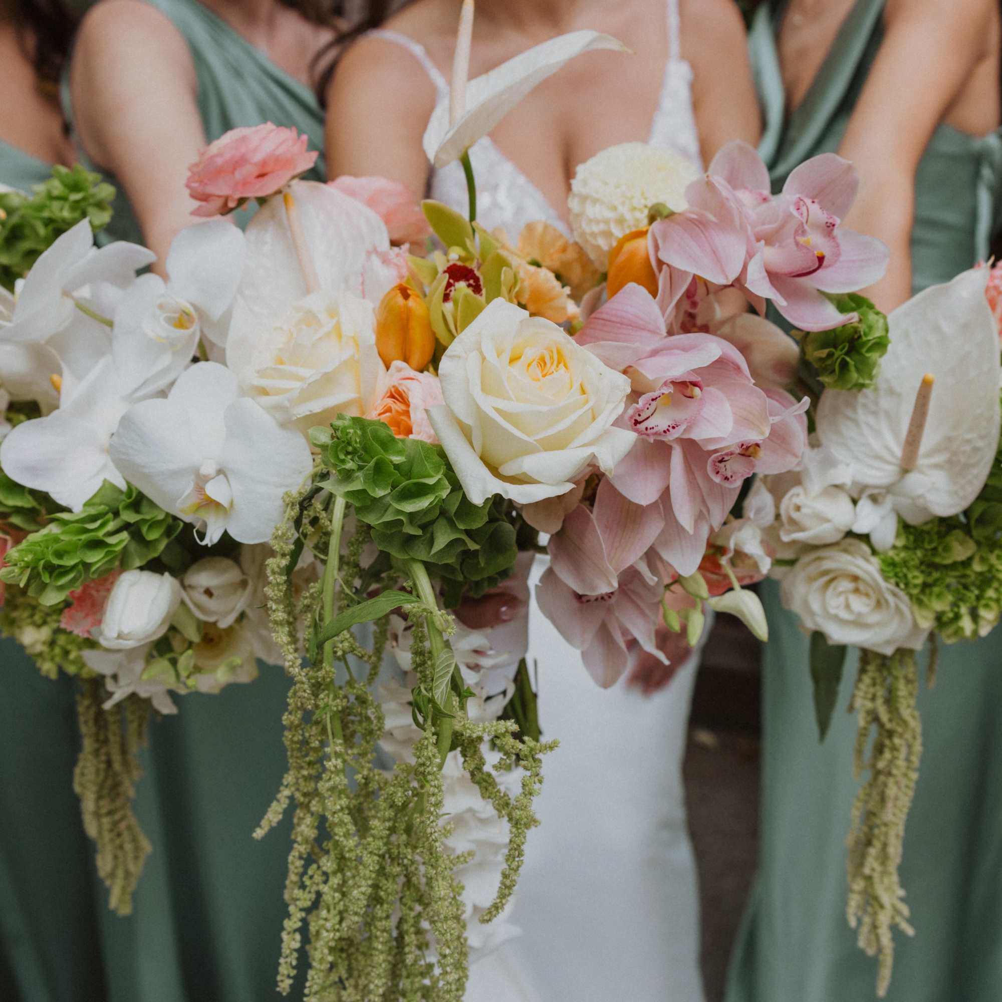 Create a beautiful, cohesive look for your bridal party with our fully, photo 2 of 8