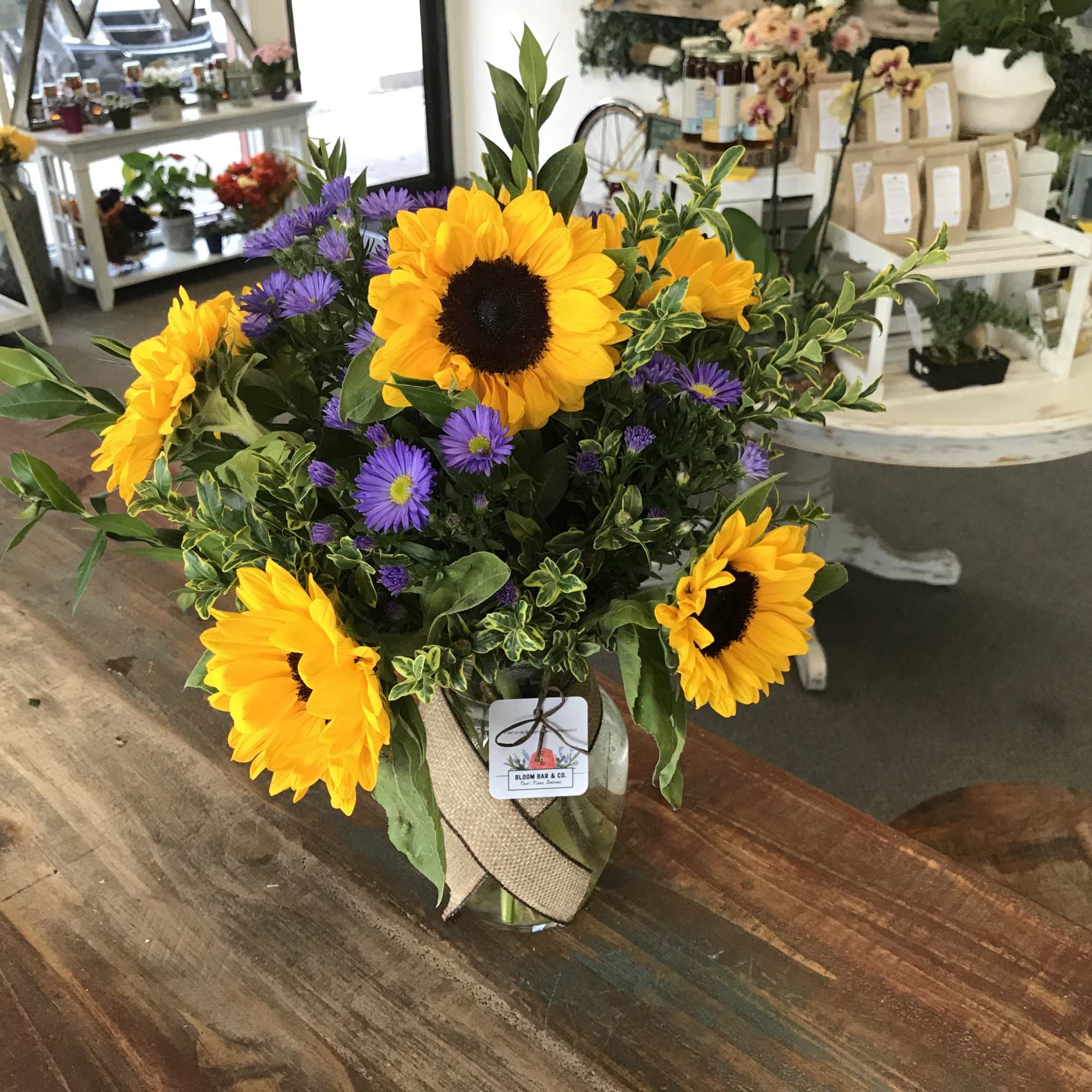 Nothing lights up a room like the golden glow of sunflowers and, photo 2 of 2