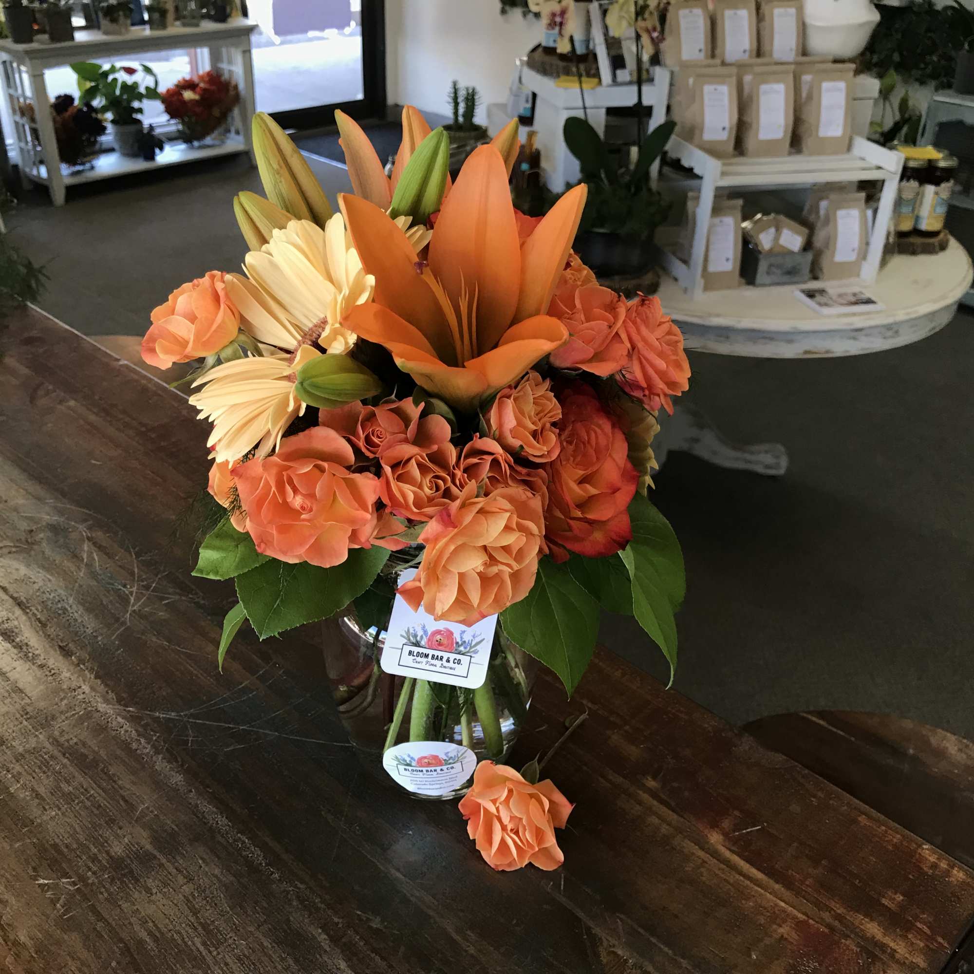 What&rsquo;s pretty in peach? This rich mix of orange, peach, and ivory, photo 2 of 2