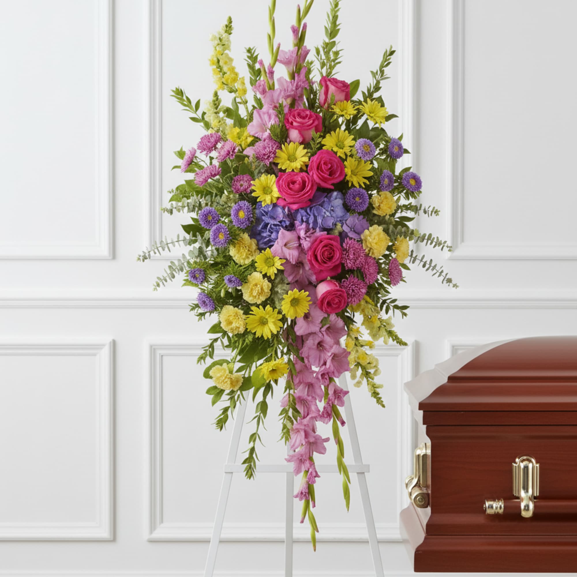 Reflecting the many colors of life, a rich spectrum of blooms evokes