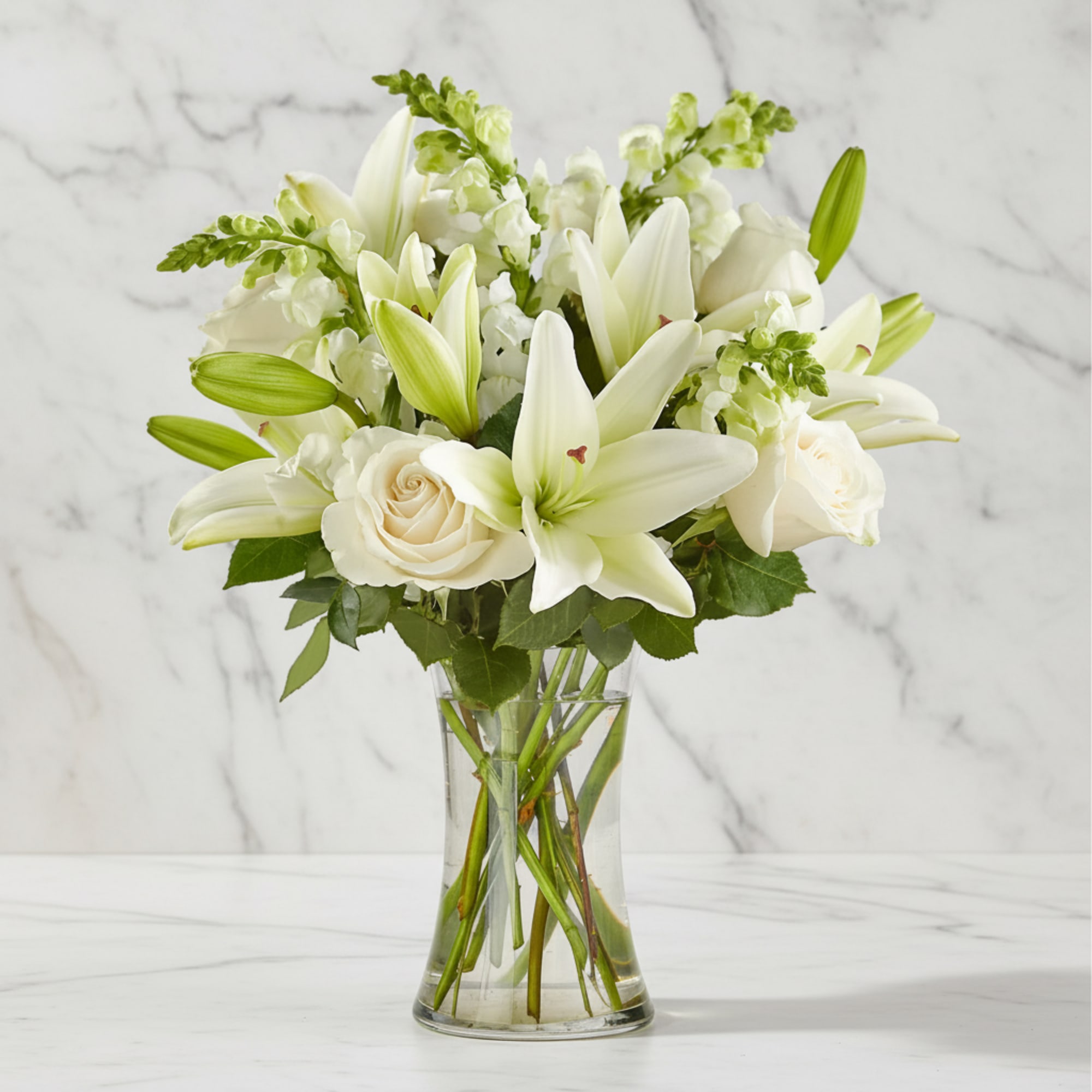 An exuberance of bright and beautiful white blossoms provides an exquisite way