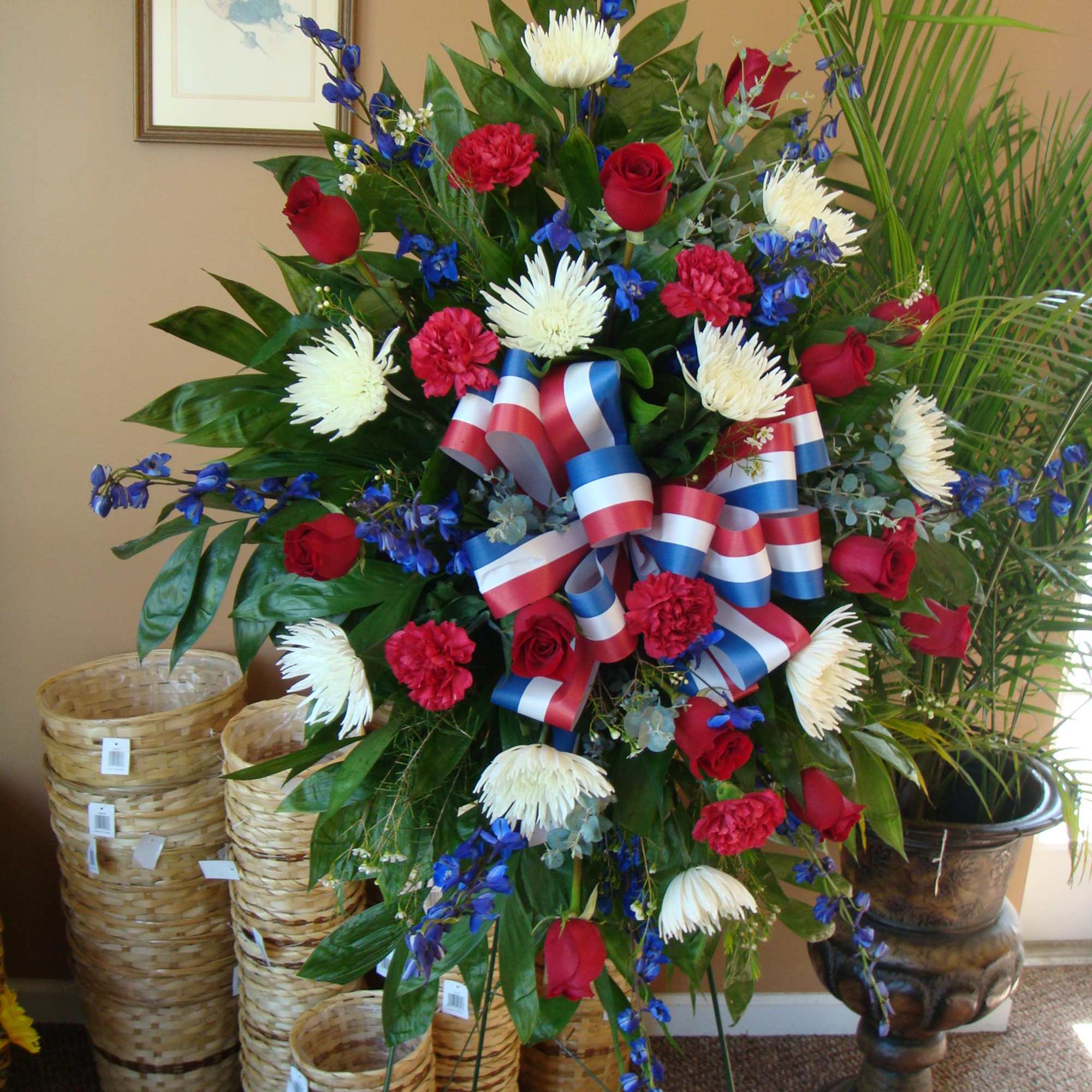 A Hero's Tribute Red White &amp; Blue Spray, photo 3 of 3