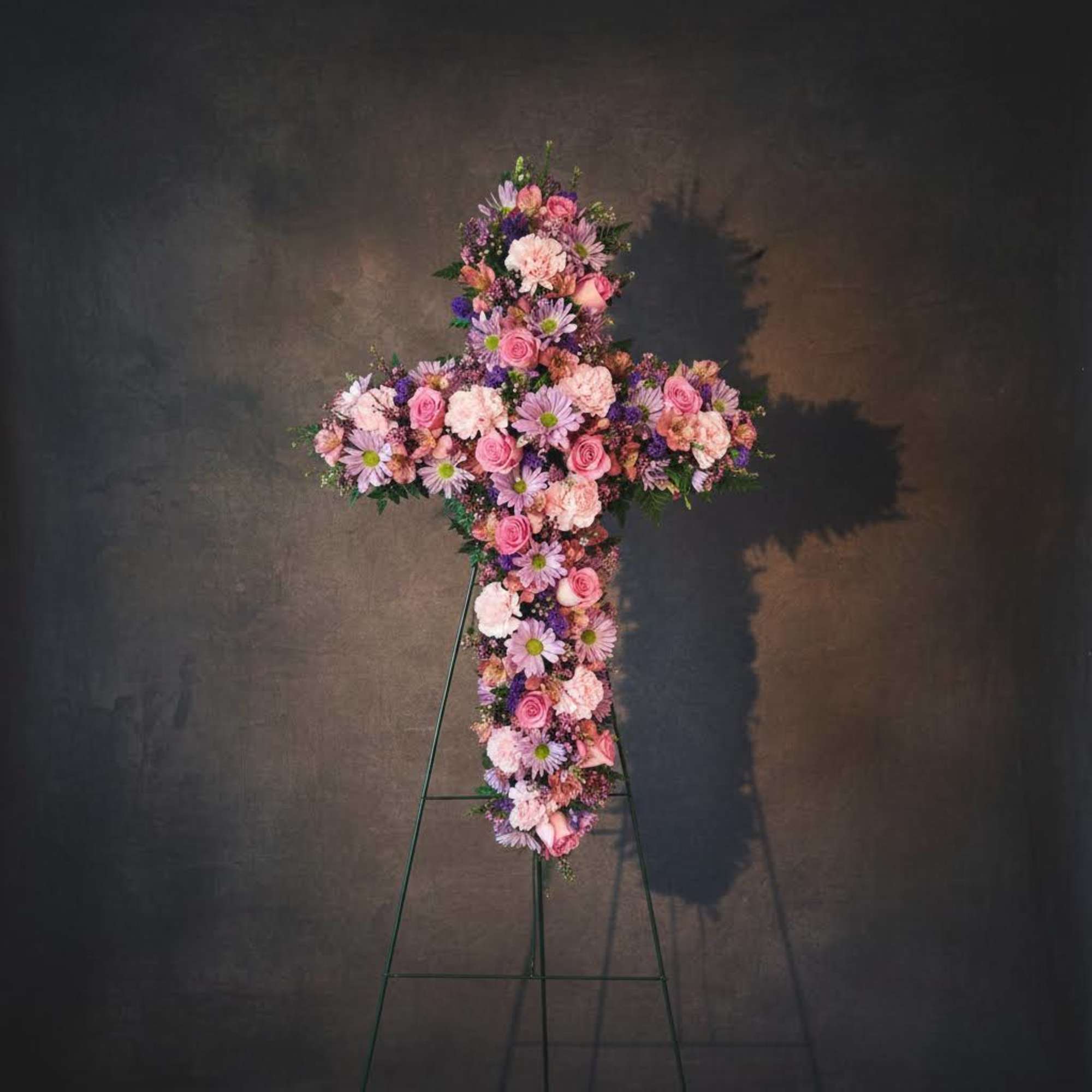 Early springtime flowers on 54" easel 
