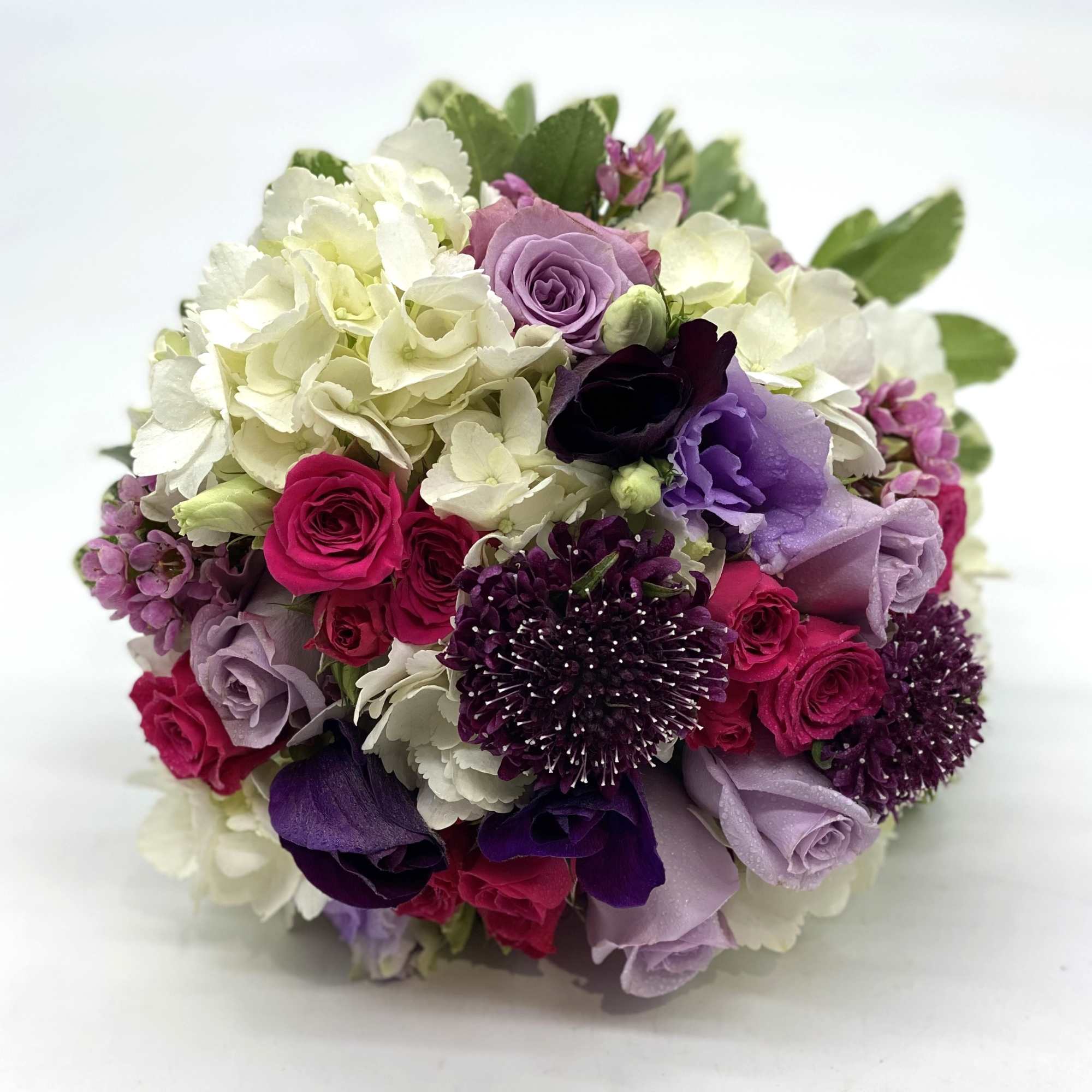 Whites, Deep Purple, Lavendar &amp; Hot Pink make this bouquet one of, photo 2 of 4