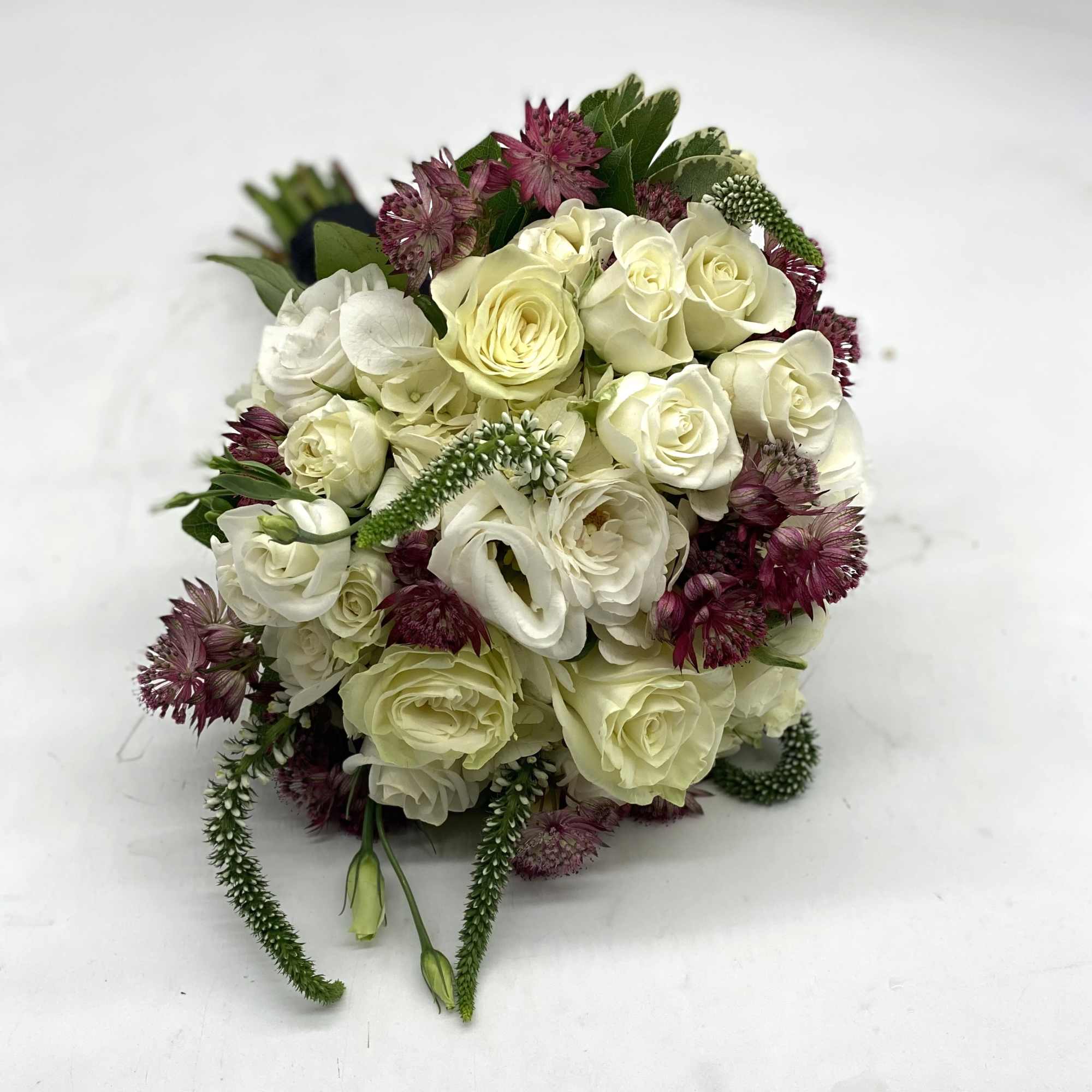 A nice mix of whites with pops of deep purple/burgundy tones!, photo 3 of 3