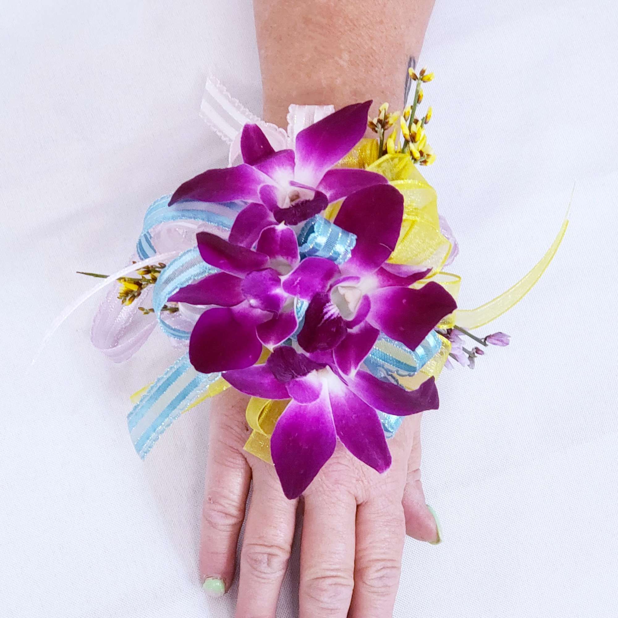 Orchid Opulence Corsage in Derby, KS | Perfect Petals