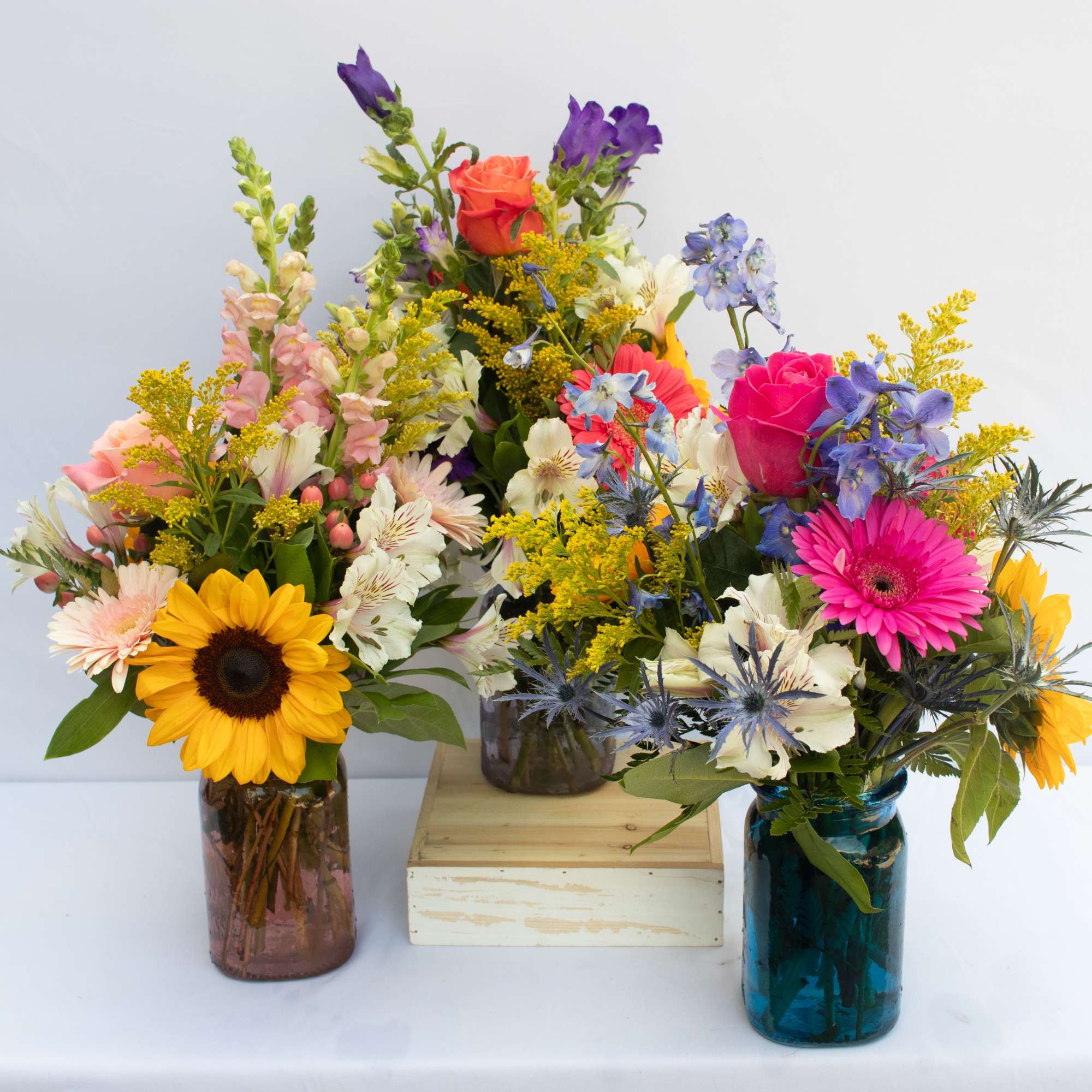 This is a local floral seasonal bouquet designed for that just picked, photo 2 of 3