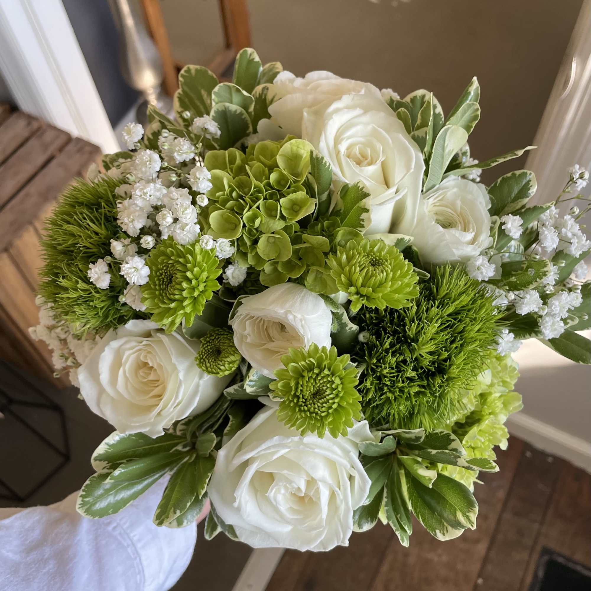 A petite hand tied bouquet designed in your color palette of choice, photo 6 of 7