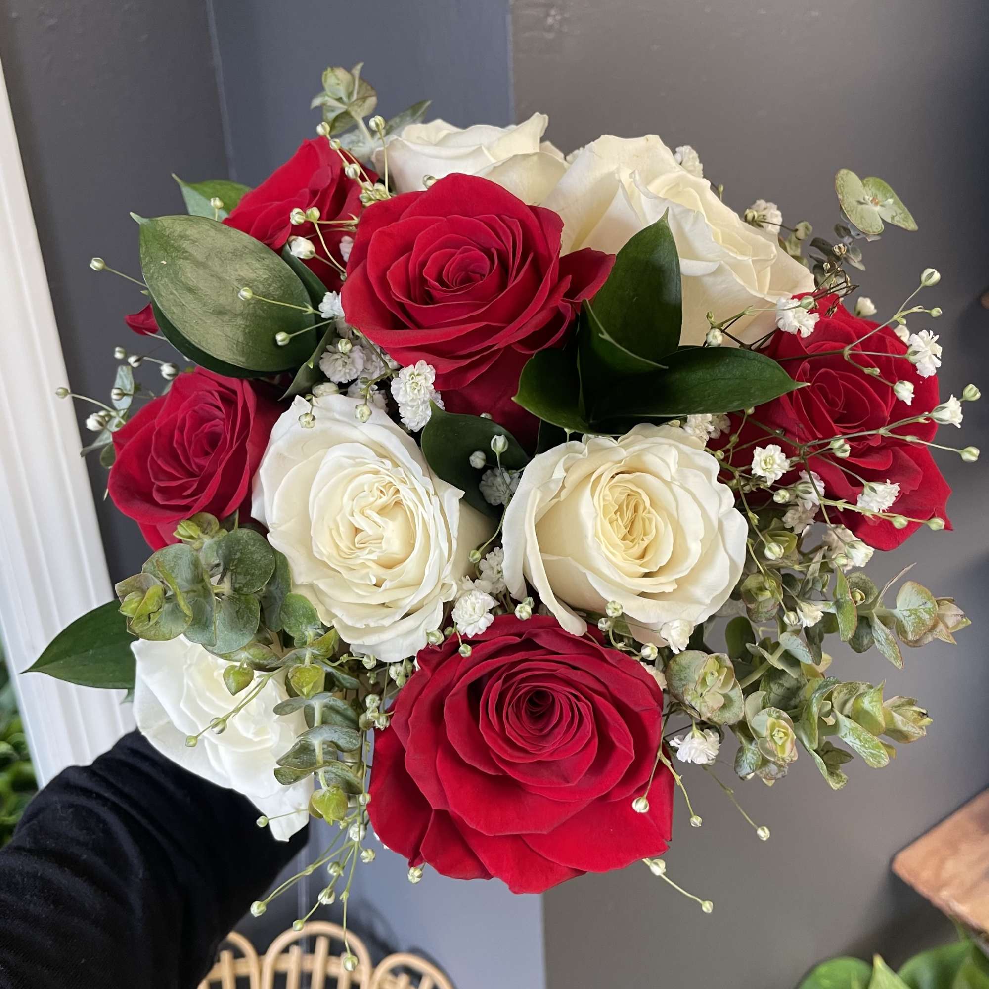 A petite hand tied bouquet designed in your color palette of choice, photo 7 of 7