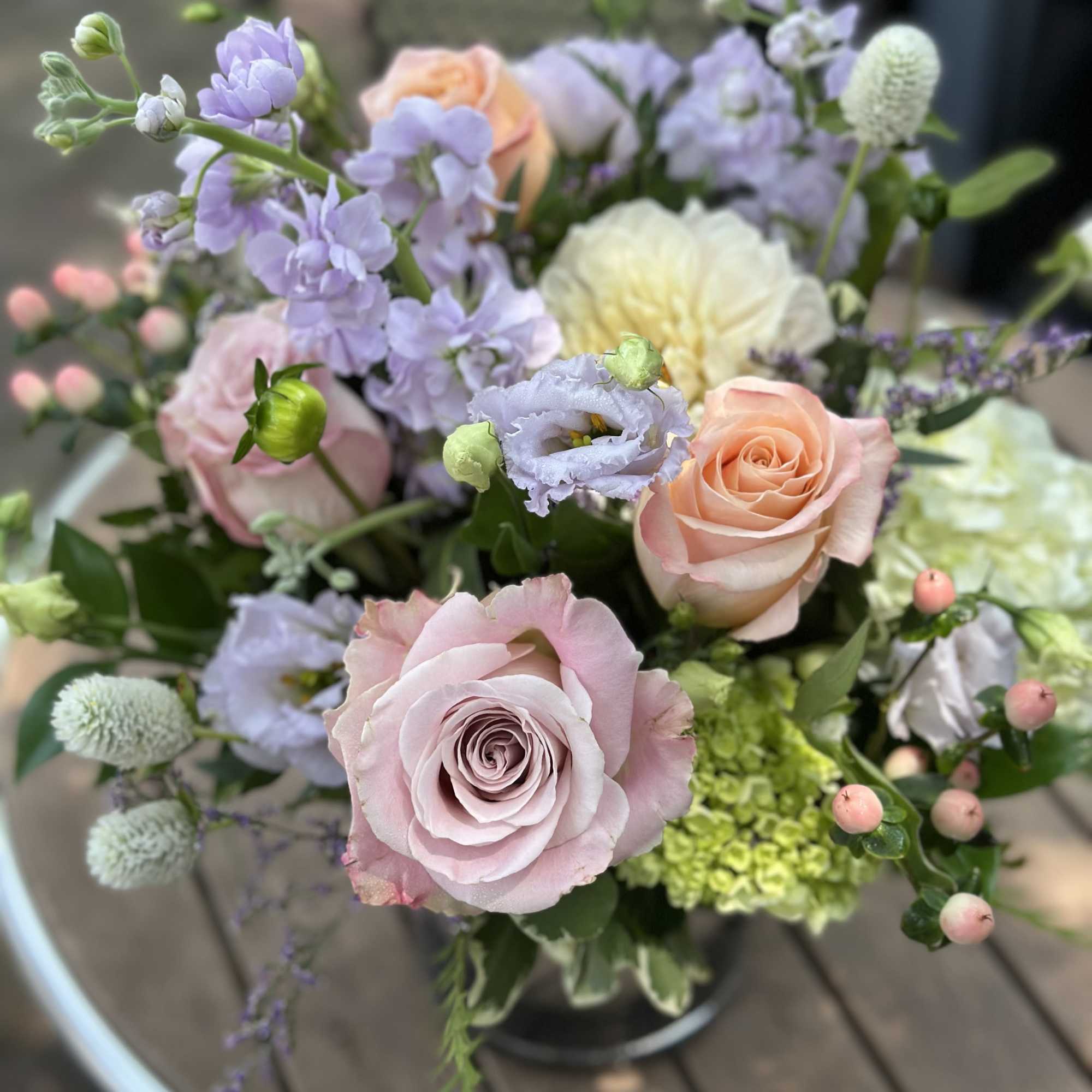 This arrangement's composition captures the quiet beauty of the season. Featuring premium, photo 2 of 2