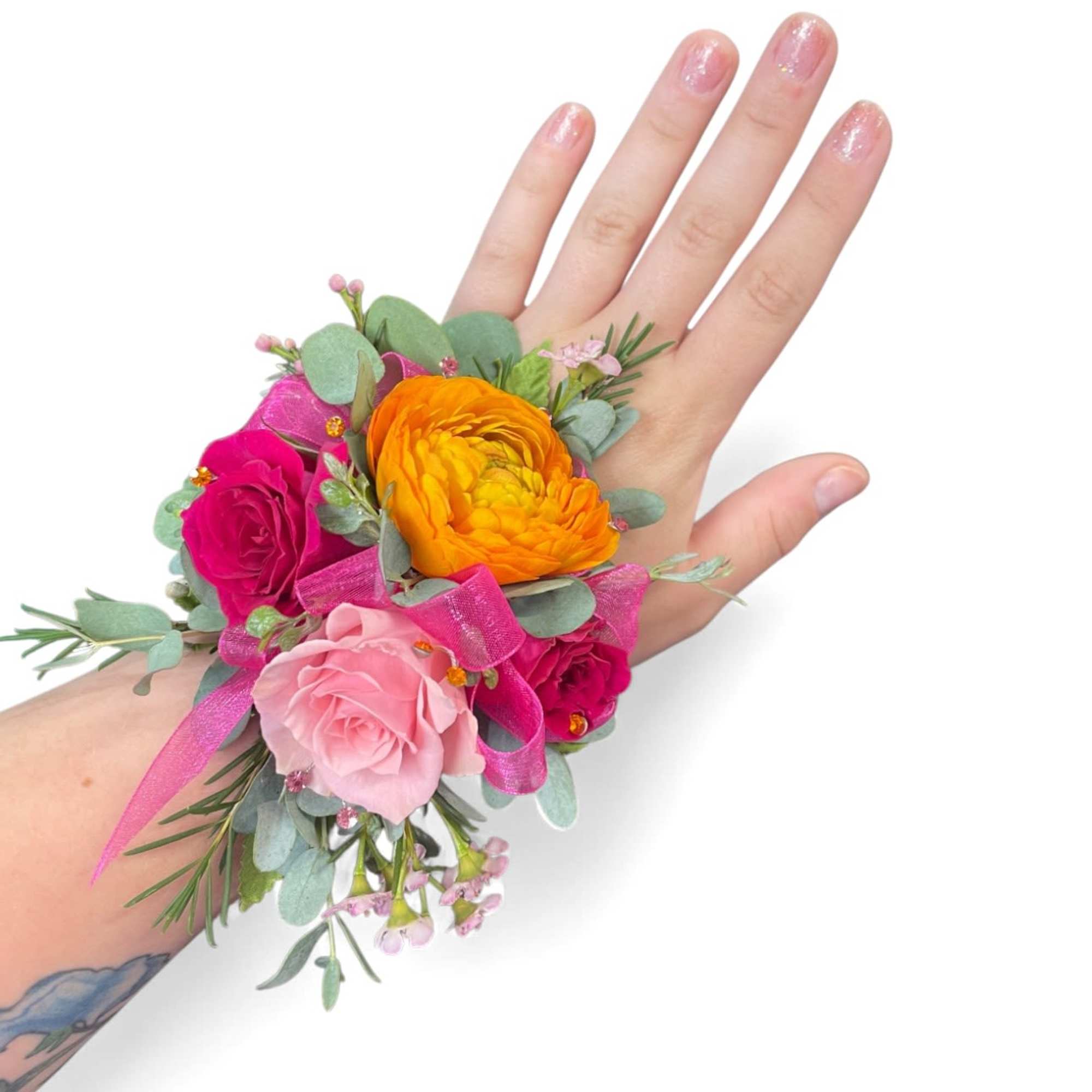 Looking for something a little more special? Our Premium Wrist Corsage gives