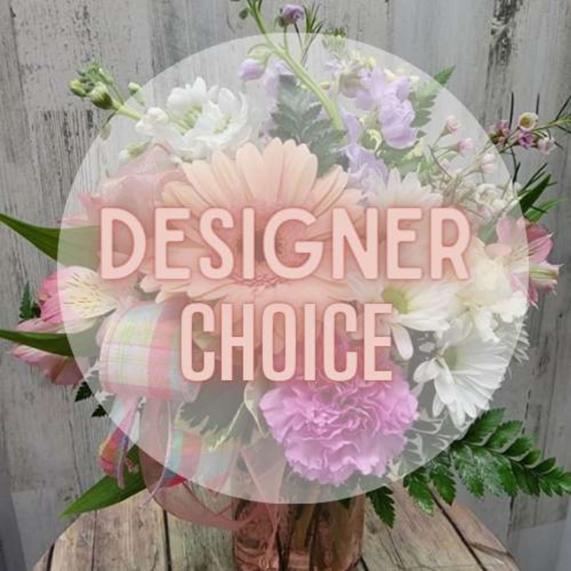 Pastel mixed bouquet with pink, white, and lavender flowers