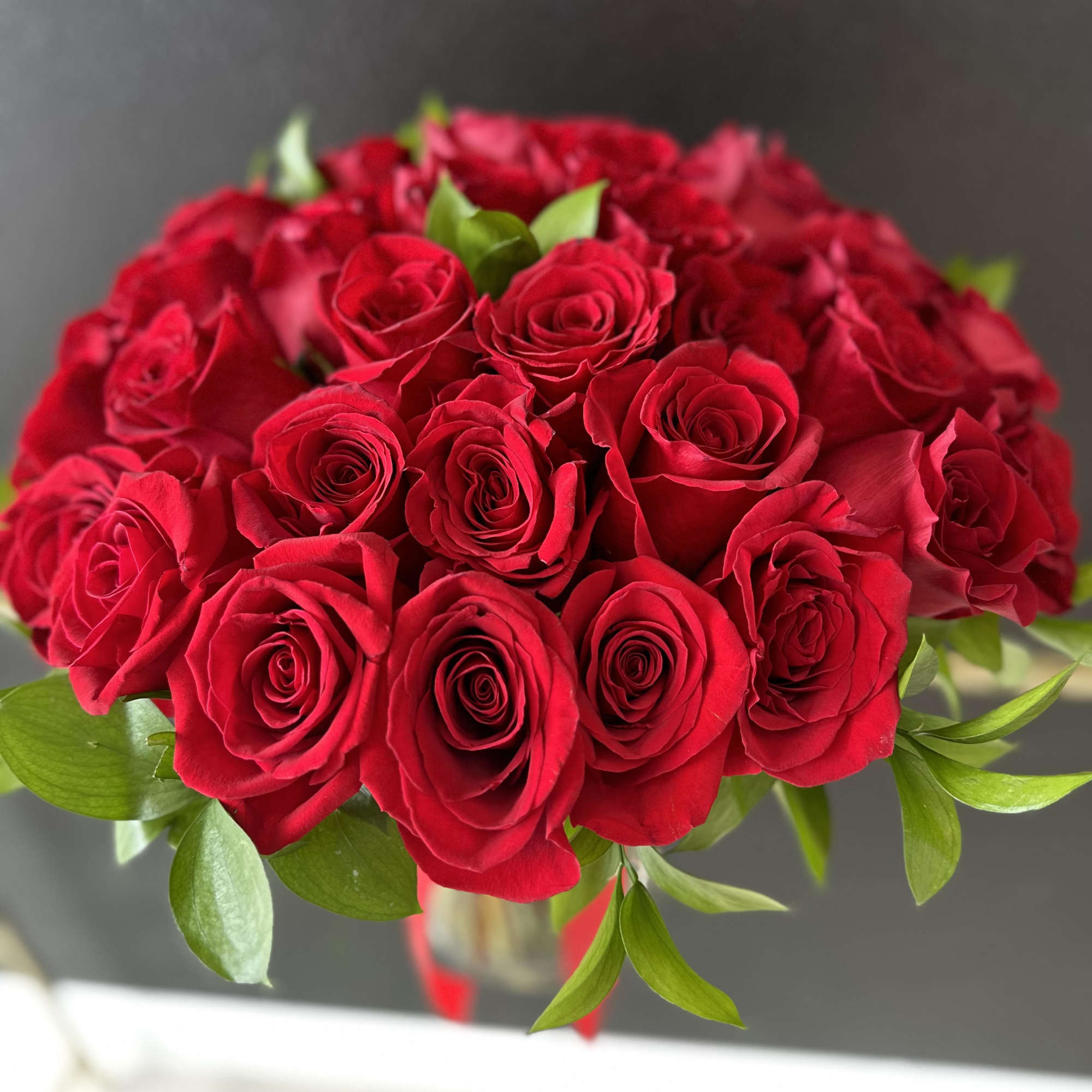  A timeless symbol of love, this stunning arrangement features 36 red, photo 2 of 2
