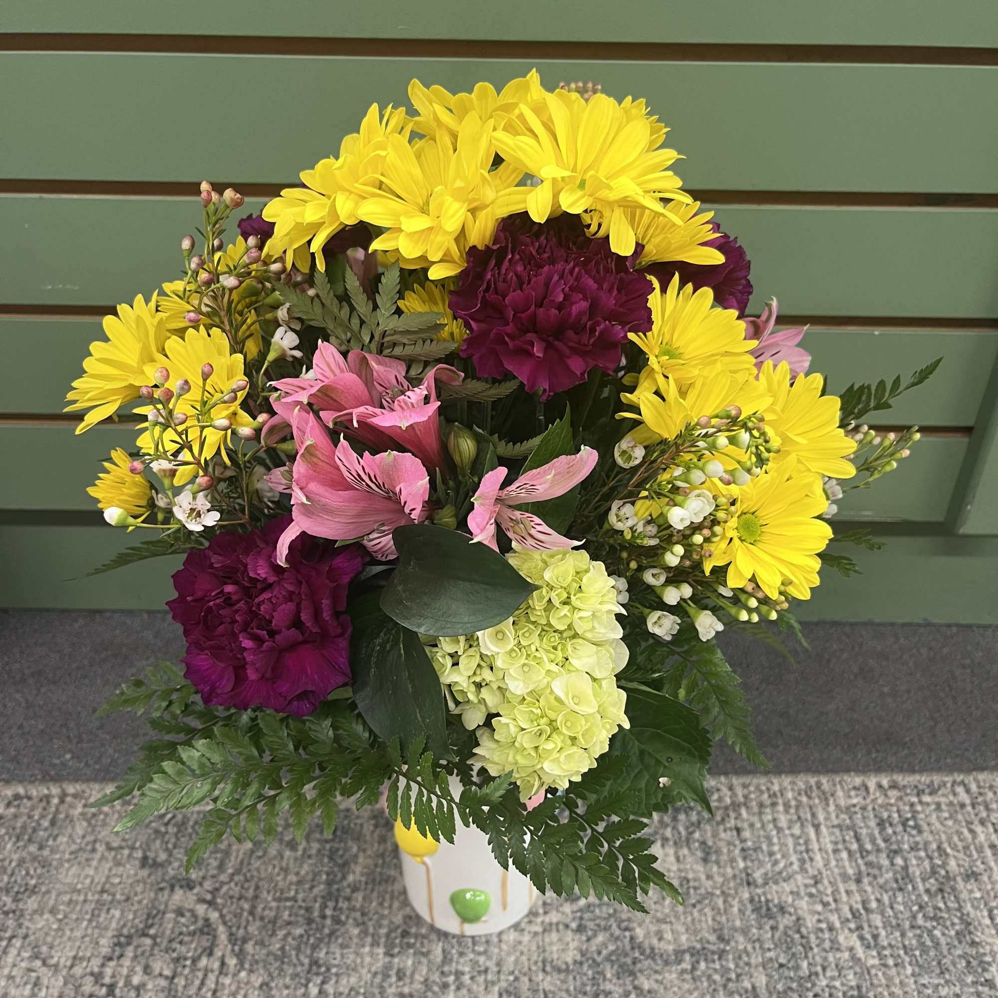 Bright, confetti-like color greets them the moment this bouquet arrives. As a, photo 2 of 2
