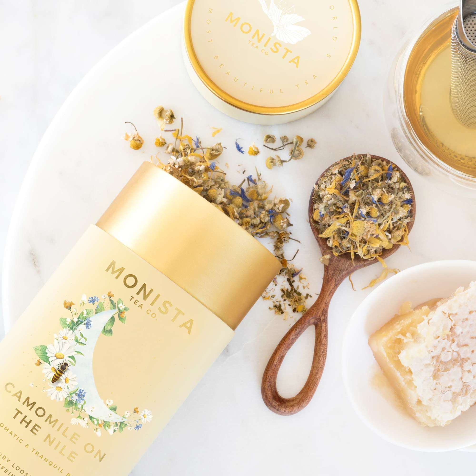 An aromatic and tranquil chamomile blend. For thousands of years the Egyptians