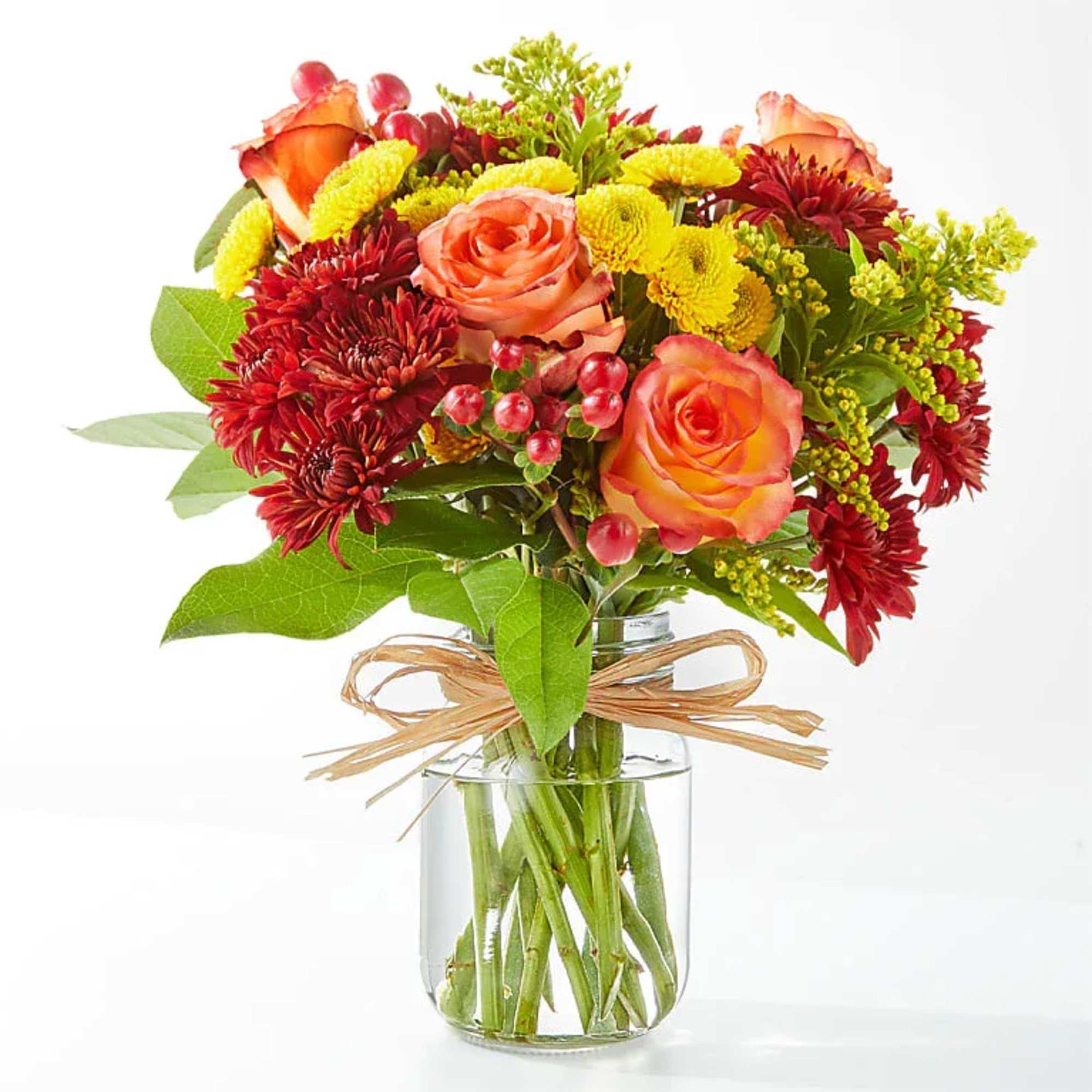 Bring the fall festivities indoors with the Apple Picking Bouquet, a delicious