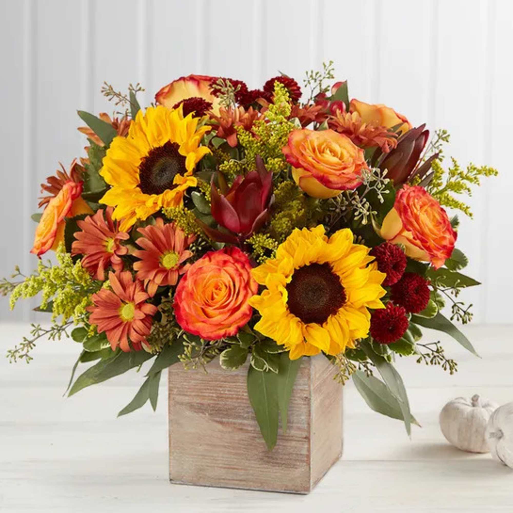 The color and charm of an autumn country harvest inspired our farmhouse-style, photo 2 of 2