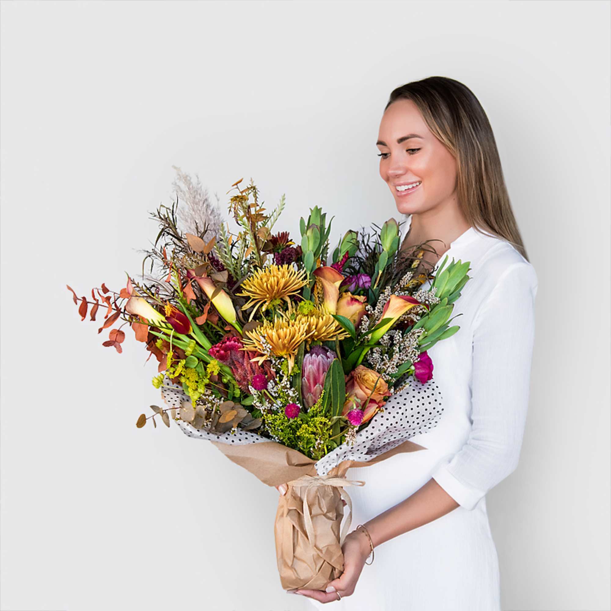 Our Seasonal Fall Bouquet is a rich blend of autumn&rsquo;s best blooms, photo 3 of 3