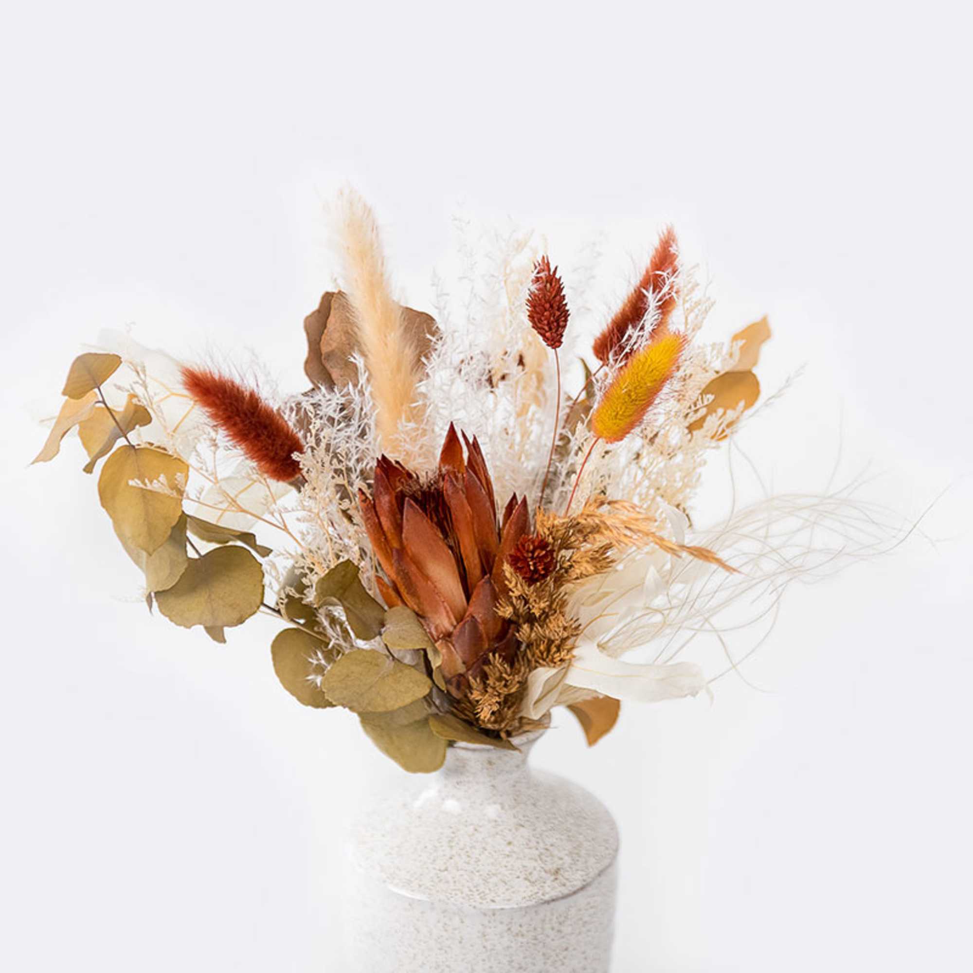 Enjoy this festive set of autumnal preserved blooms arranged in assorted Hari, photo 5 of 5