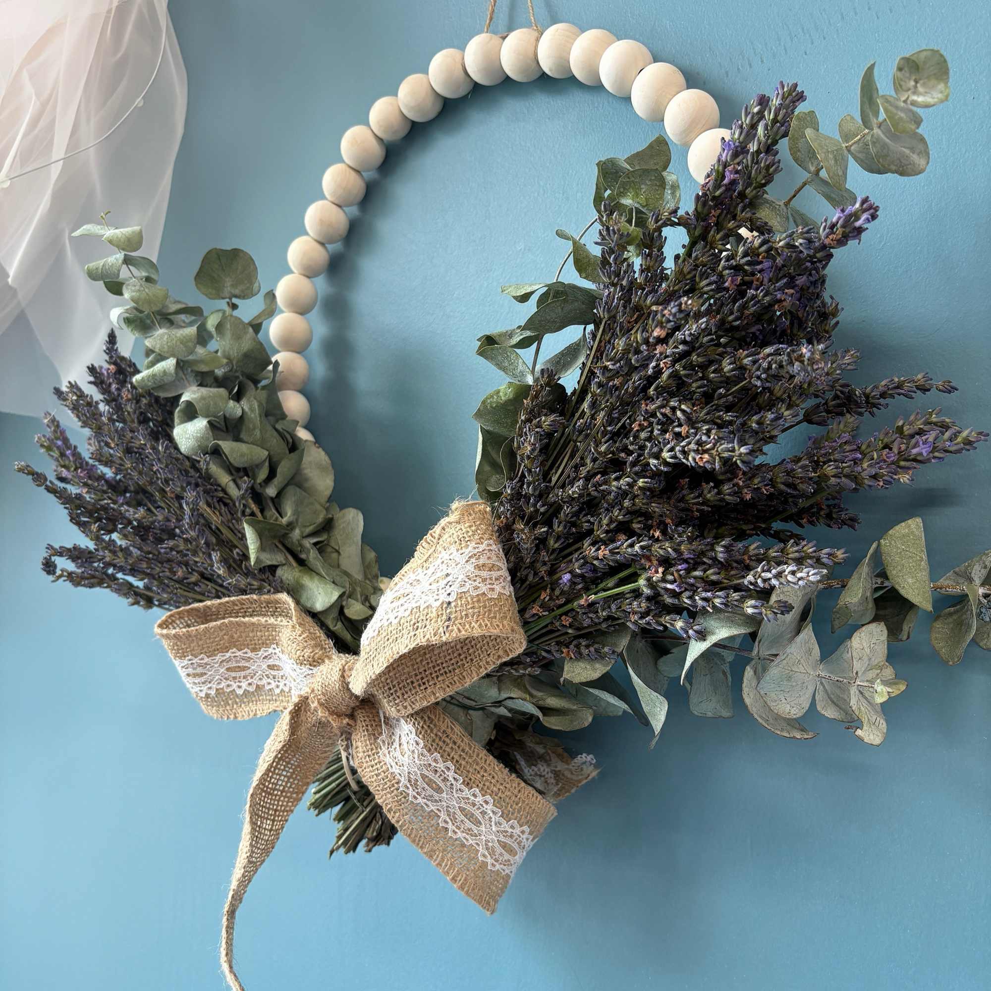 Aromatic English Lavender &amp; Eucalyptus Wreath

Celebrate the beauty of lavender season with, photo 2 of 4
