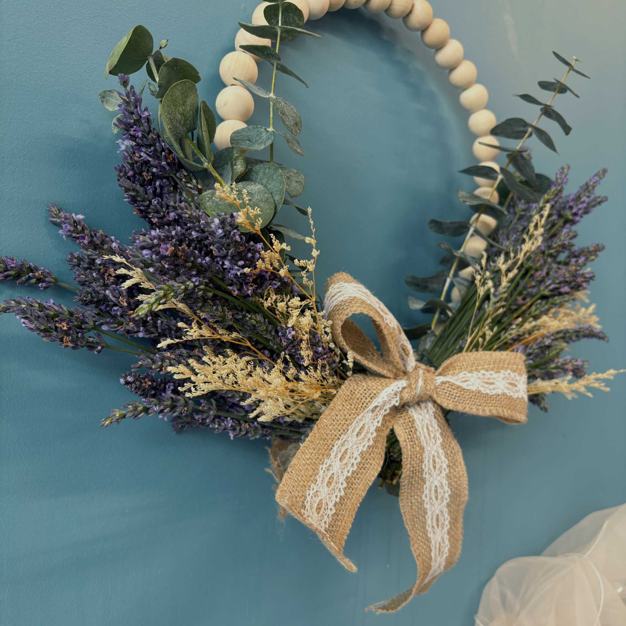 Aromatic English Lavender &amp; Eucalyptus Wreath

Celebrate the beauty of lavender season with, photo 3 of 4