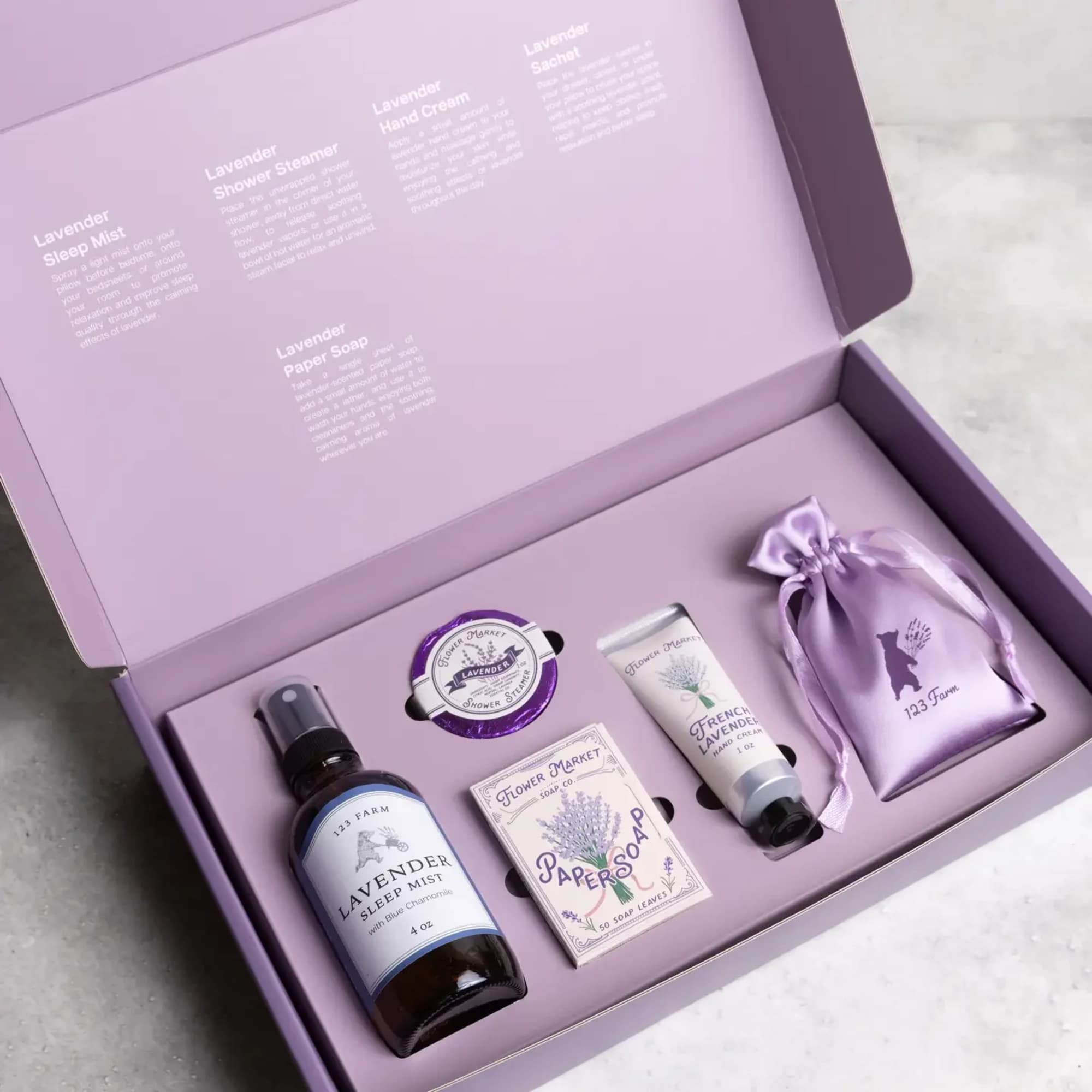 Delight in the calming lavender mist, luxurious hand cream, tranquil shower steamer, photo 2 of 2
