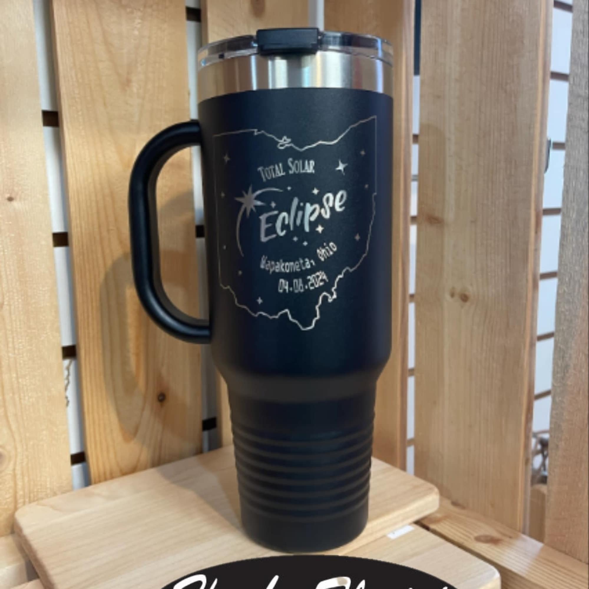 Keep your drink cold or warm with this 40 oz handled tumbler., photo 3 of 5
