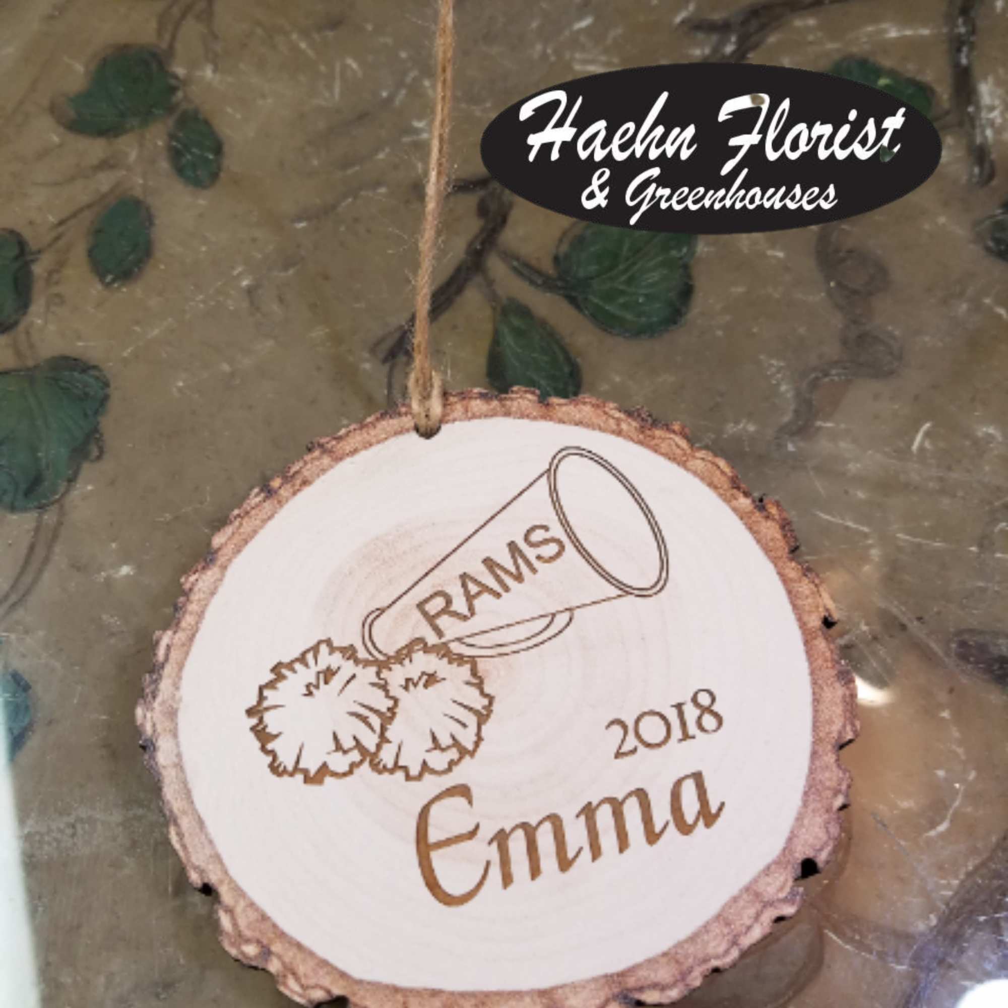 With room to personalize, this ornament makes a great Christmas gift for