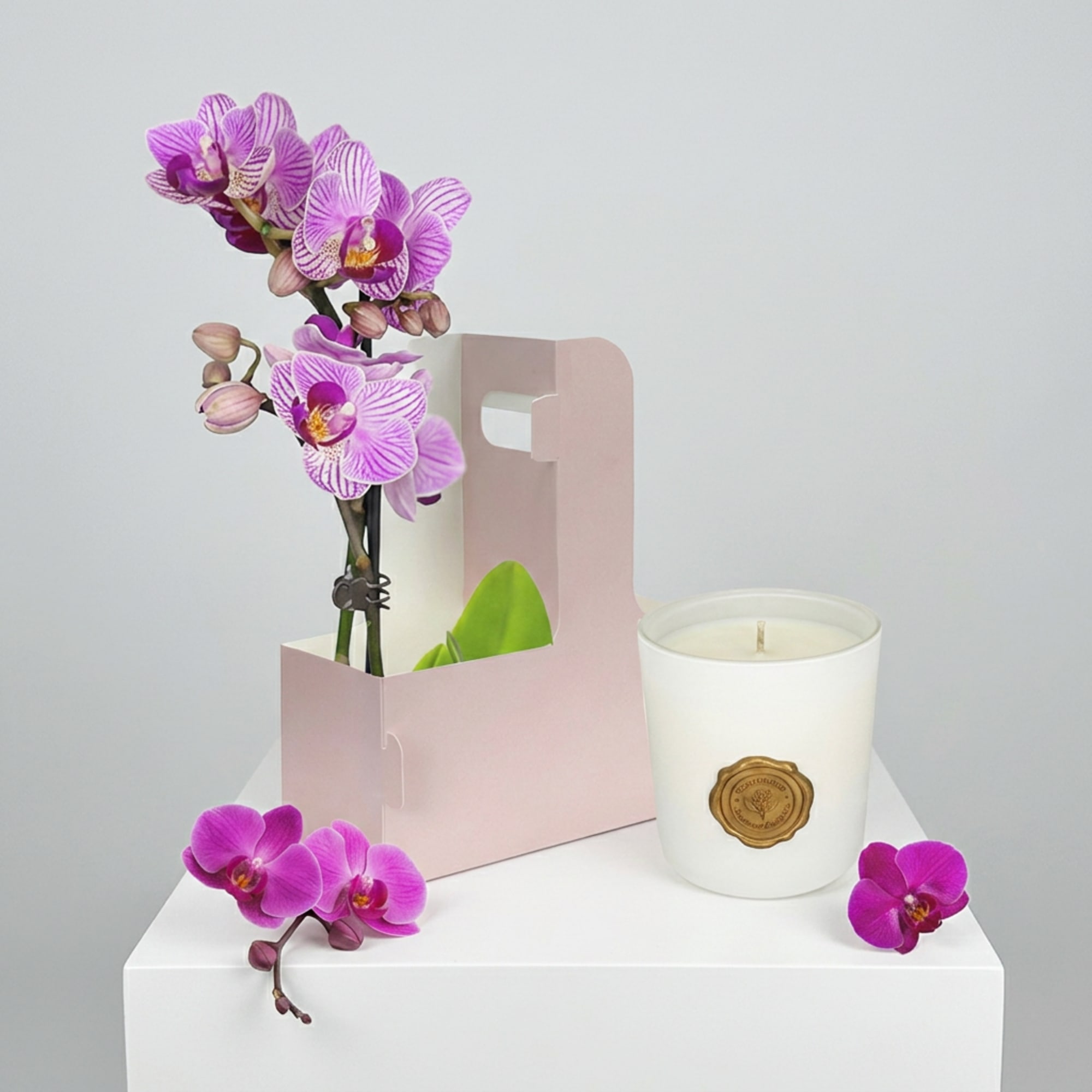 A refined expression of elegance, this beautiful bundle features a graceful pink