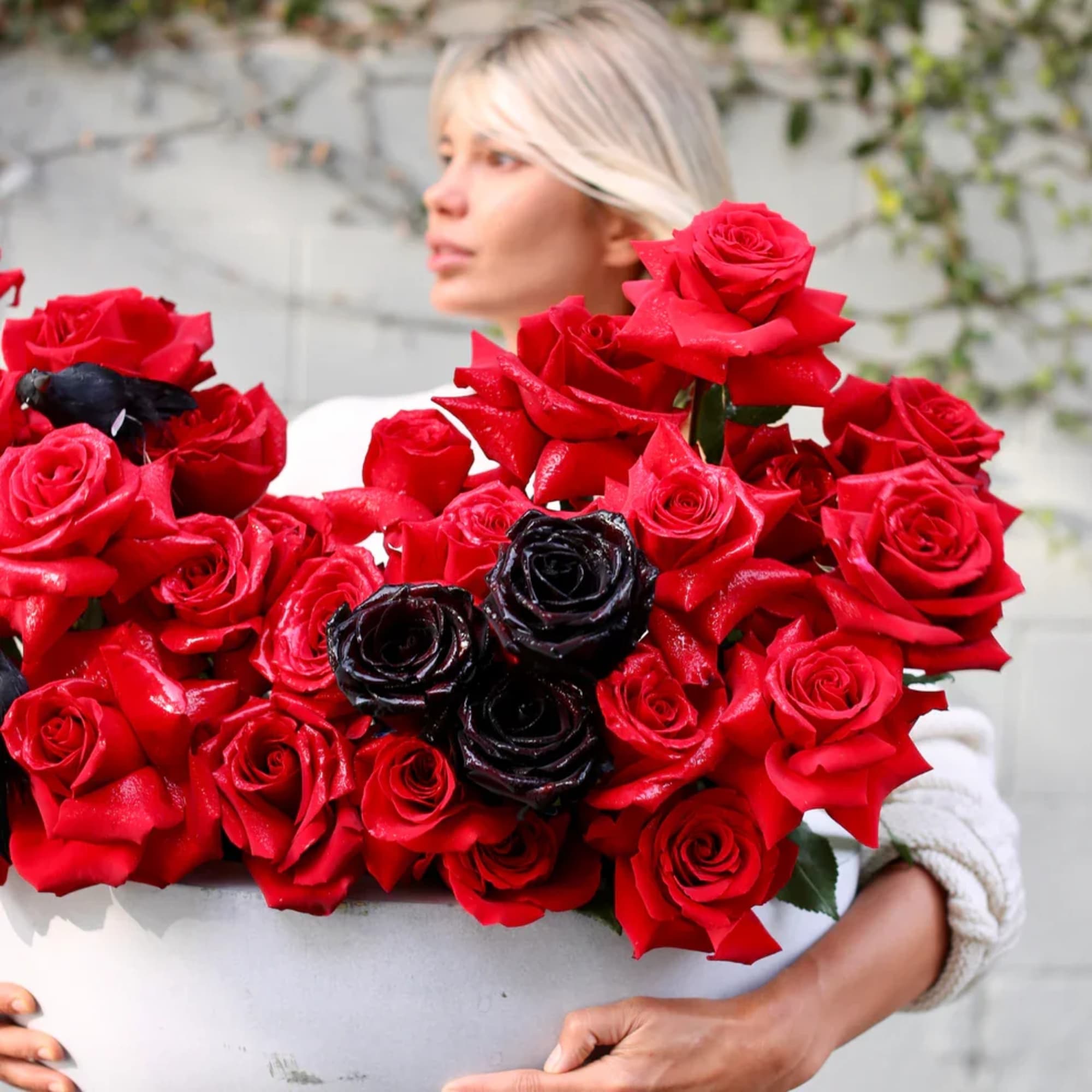 Noir Bloom is where classic romance meets modern flair. A striking arrangement, photo 2 of 4