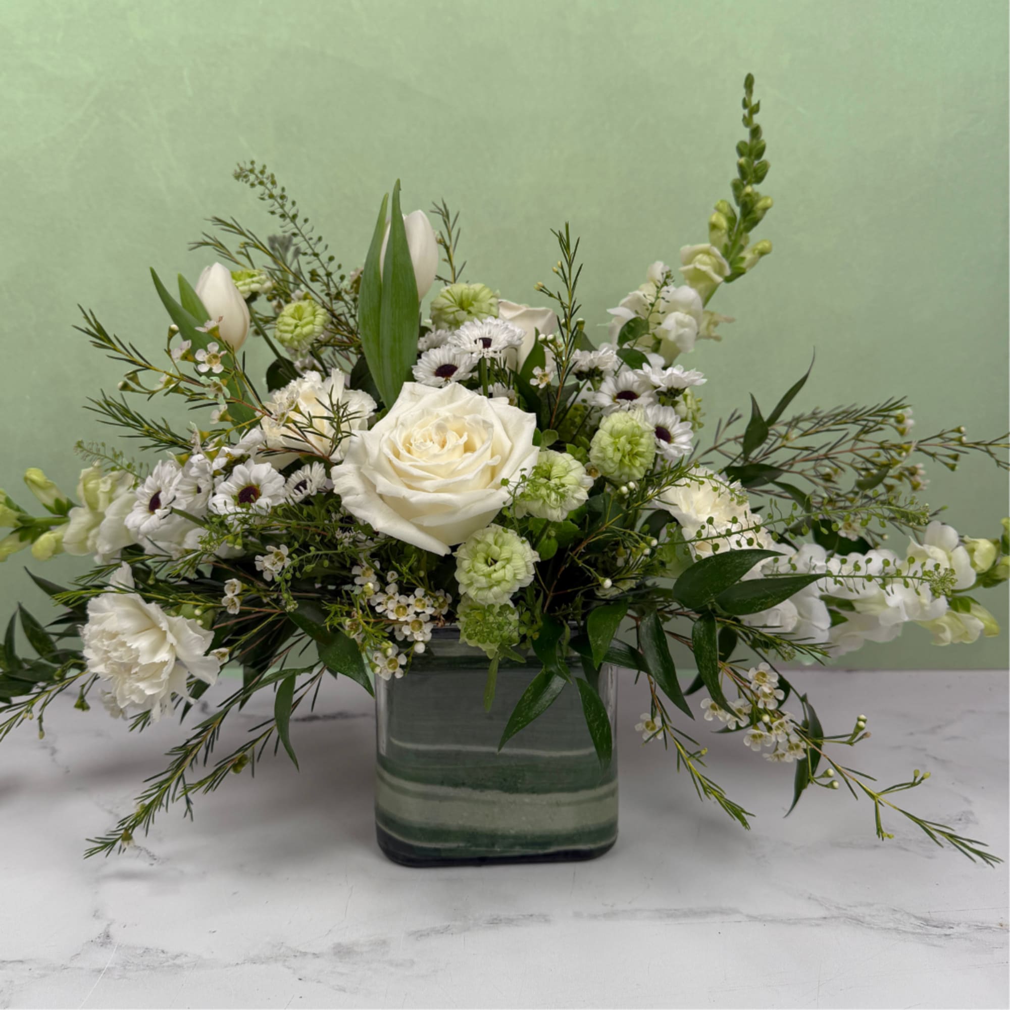 Our Timeless &amp; Elegant Cube features a clean blend of soft ivory, photo 2 of 4