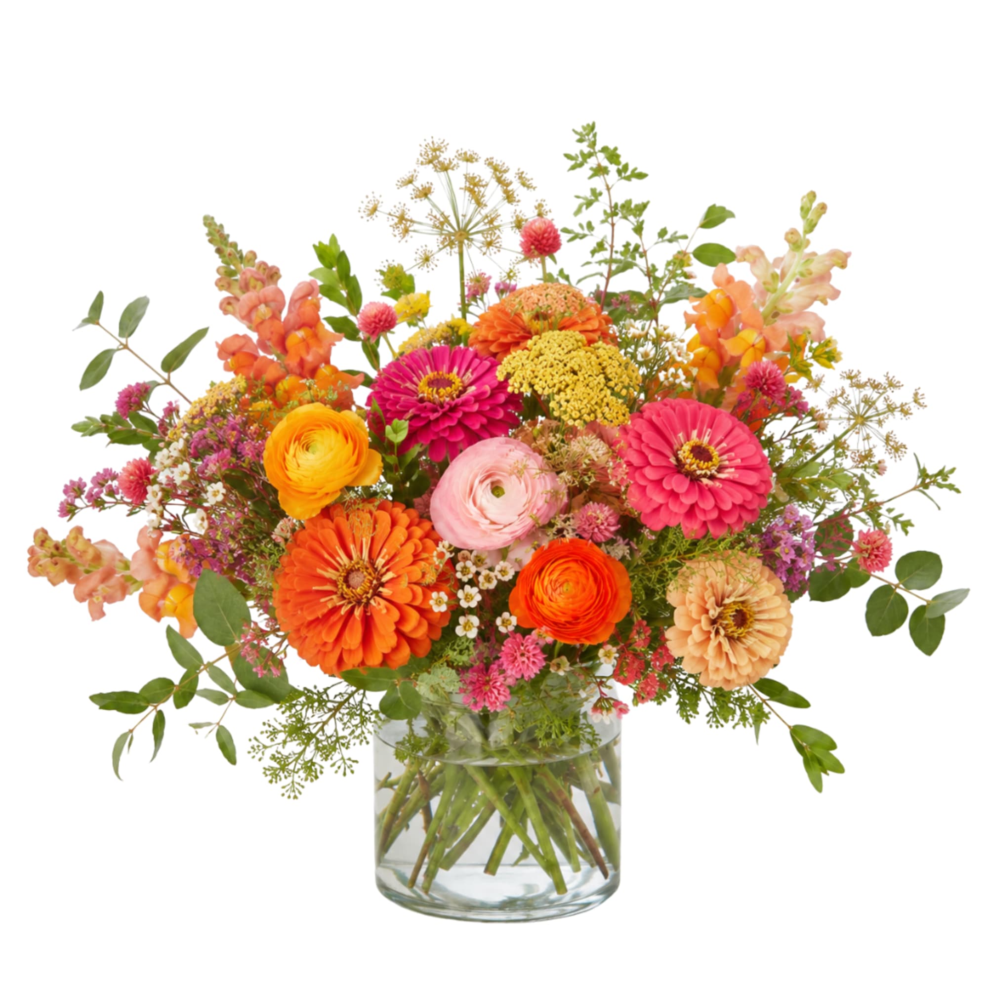 Celebrate the beauty of locally grown blooms with our Harmony Harvest Vase