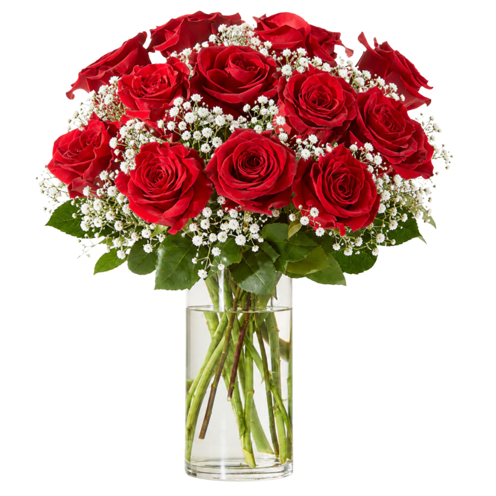 A dozen red roses are always perfect, always savored. We add even
