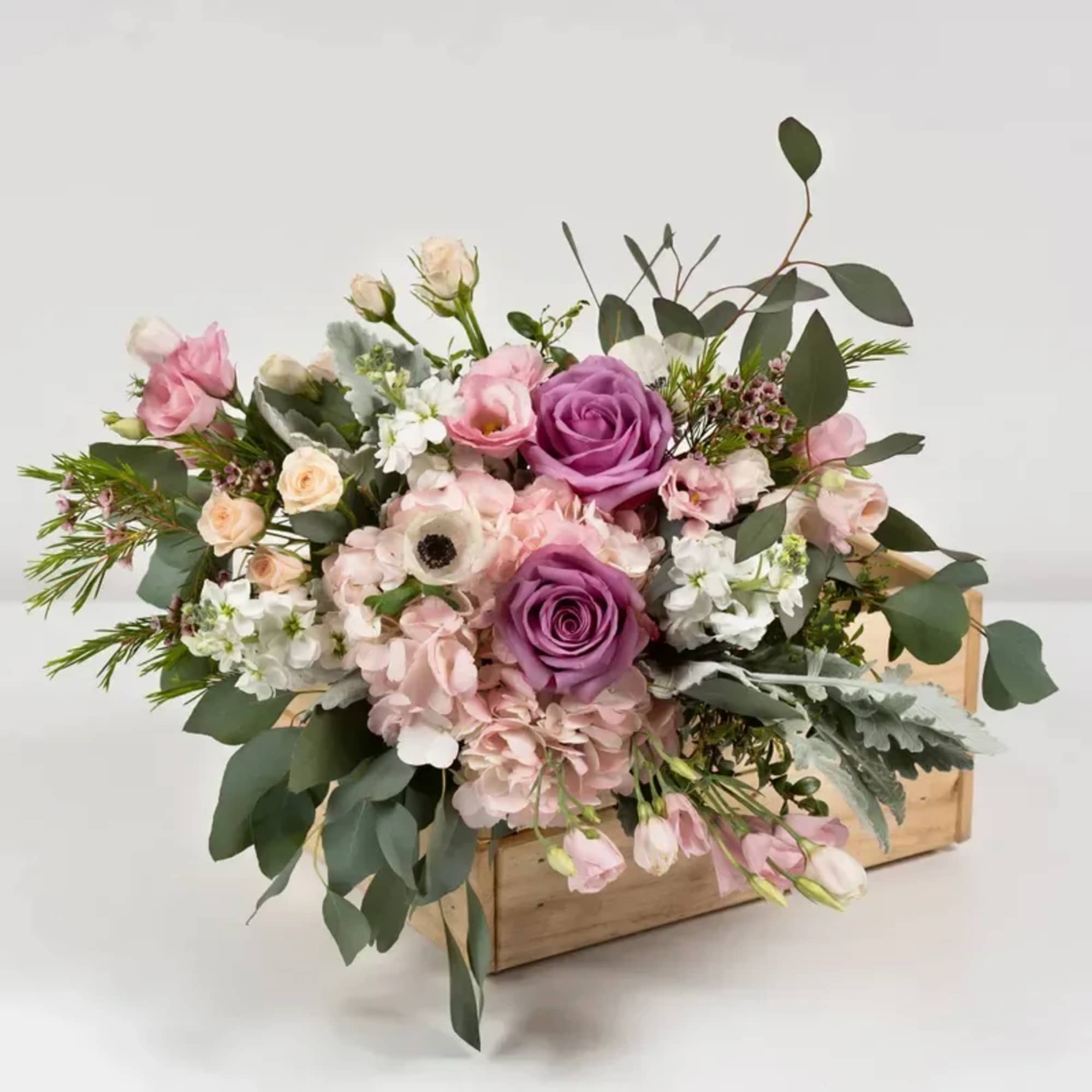 Cool off with this lovely bouquet of roses and hydrangeas.
, photo 4 of 4