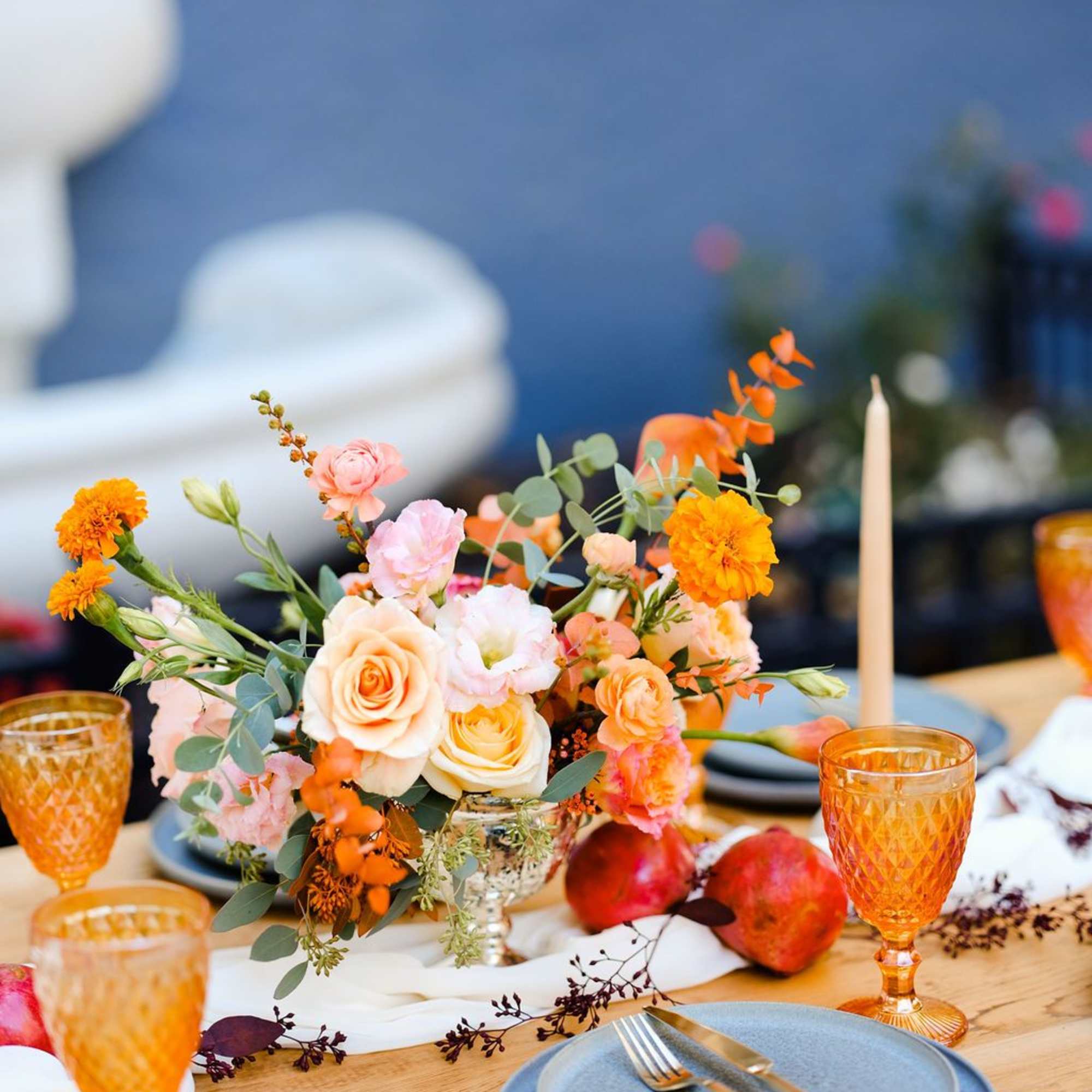Vibrant and warm, bursting with energetic orange hues that evoke the joy, photo 3 of 4