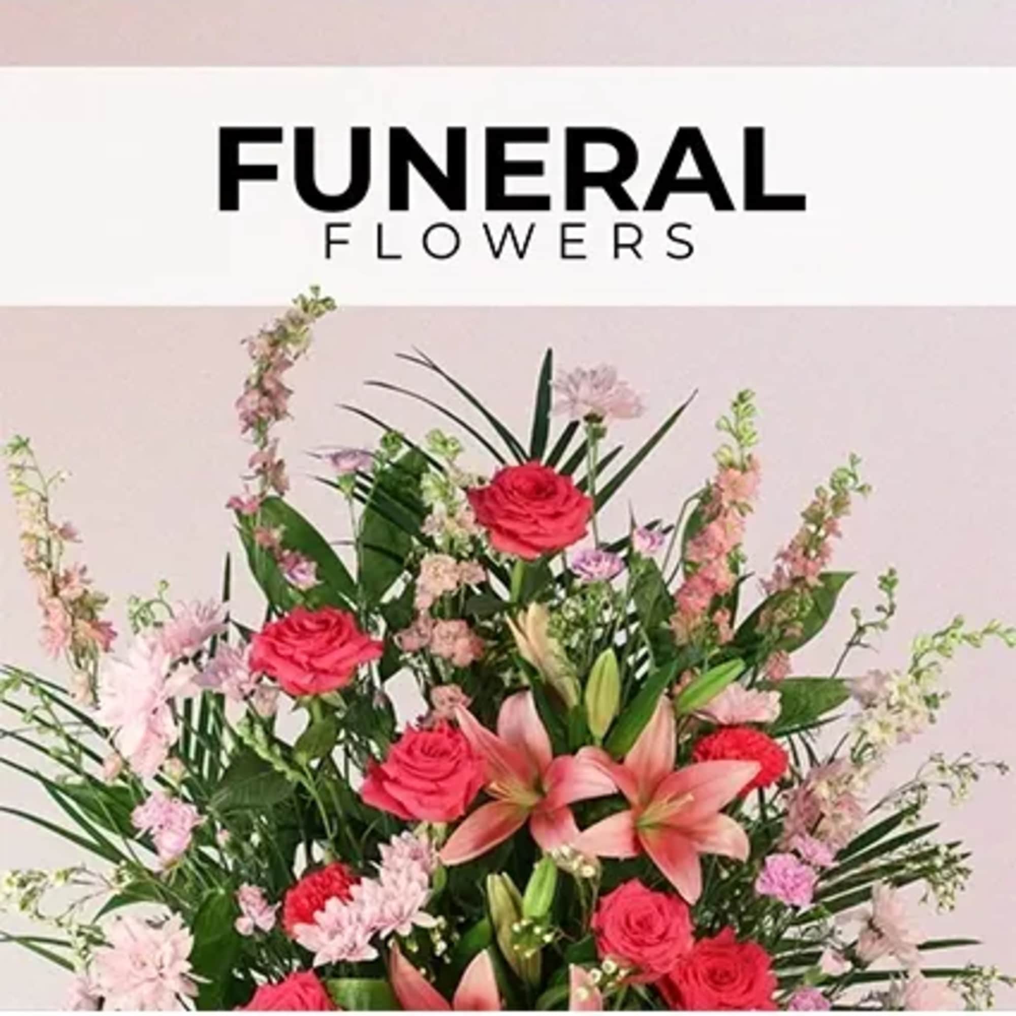 Let a skilled florist create a meaningful floral tribute for a loved